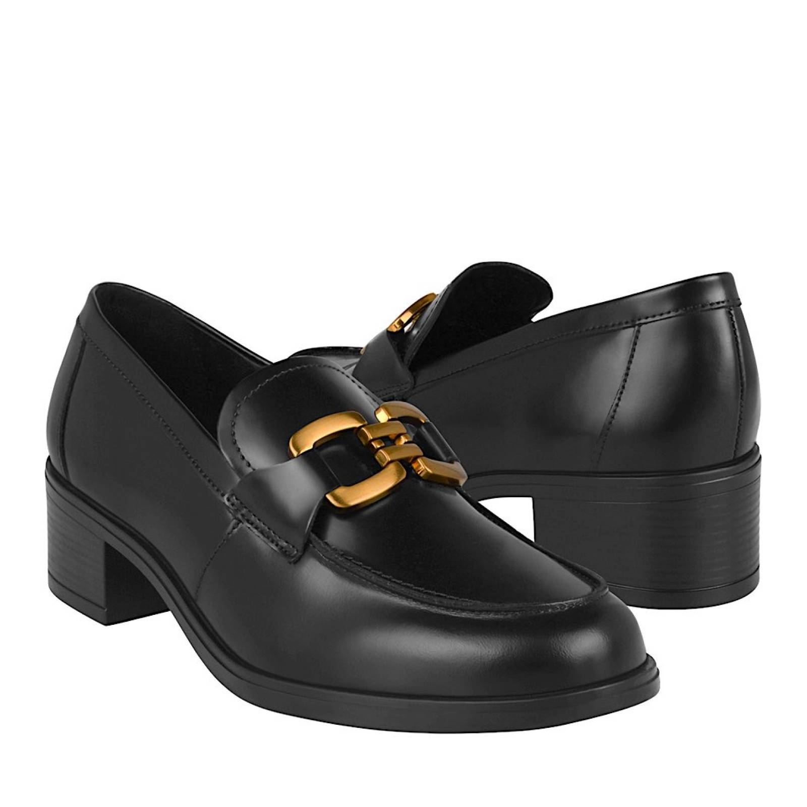 MOCASINES DAMA FLEXI 119502 PIEL NEGRO