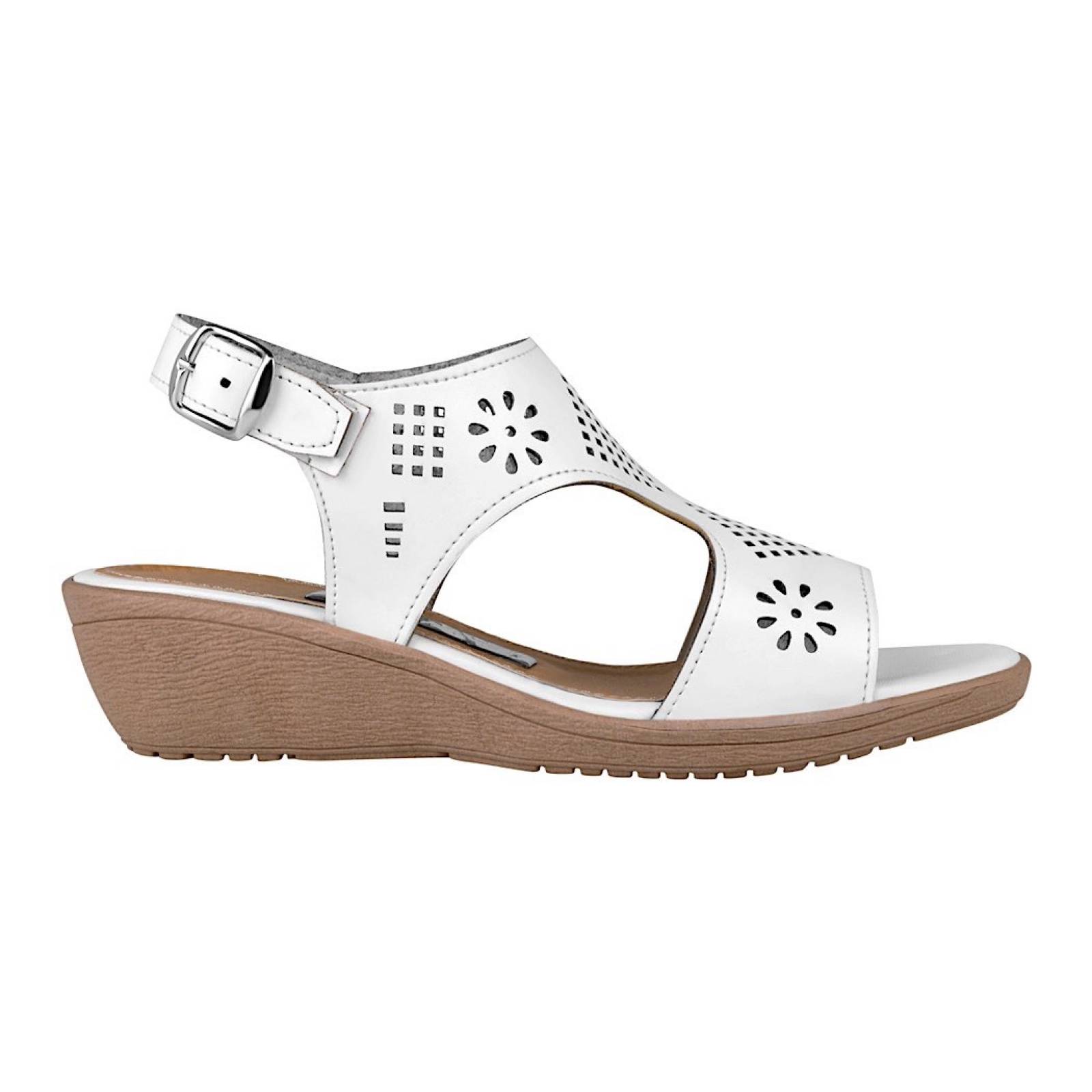 SANDALIAS DAMA STYLO 1 SIMIPIEL BLANCO