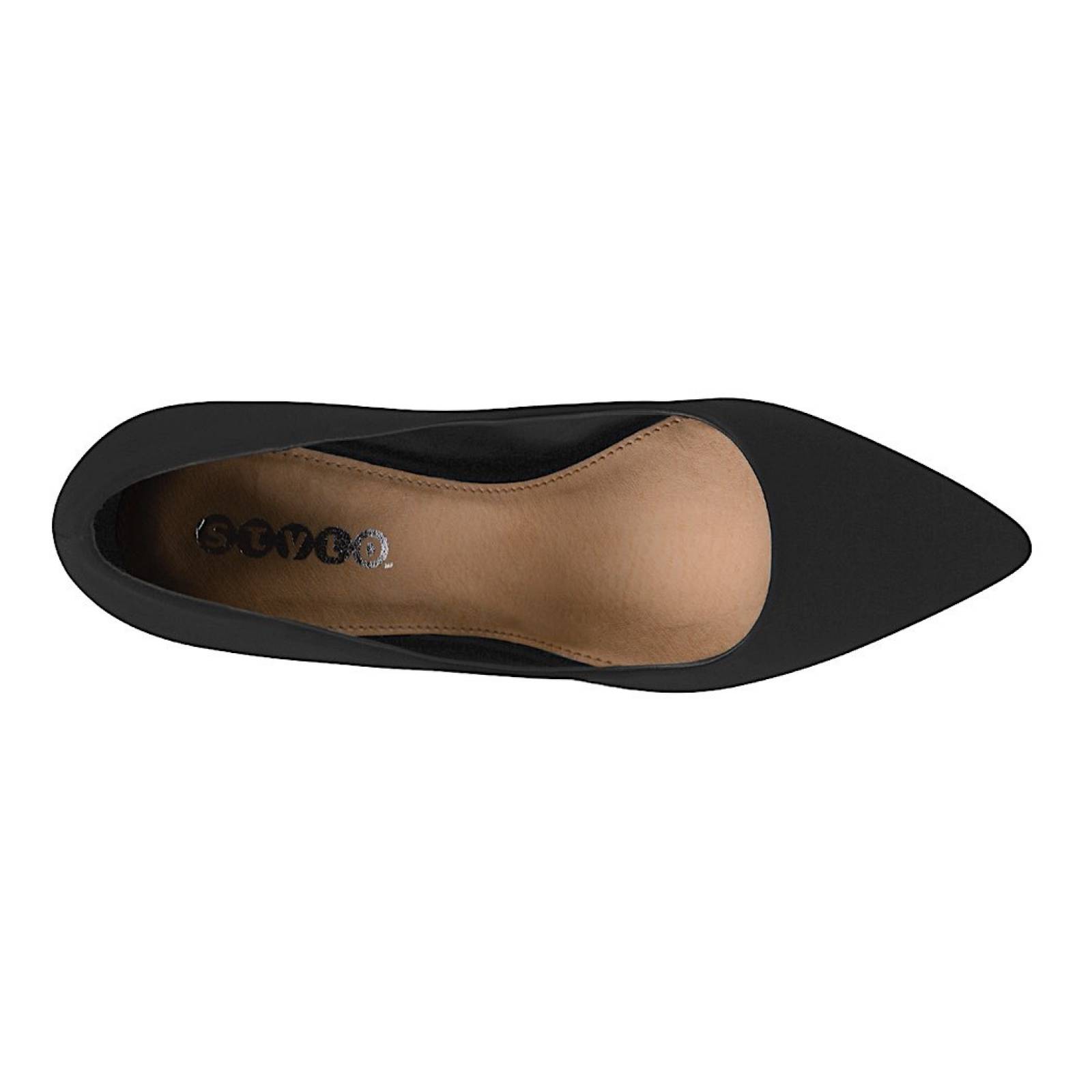 TACONES DAMA STYLO 25401 SUEDE NEGRO