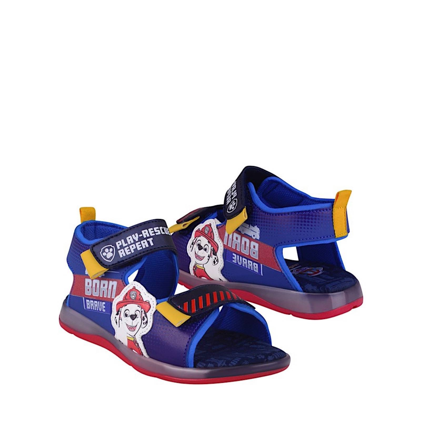 HUARACHES NIÑO PAW PATROL 48911 SIMIPIEL AZUL