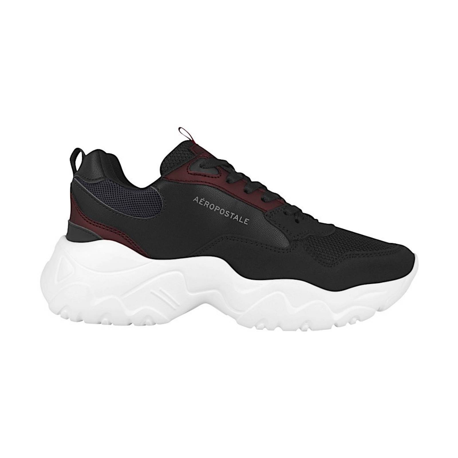 TENIS CASUALES DAMA AEROPOSTAL AEF22101055LN TEXTIL NEGRO