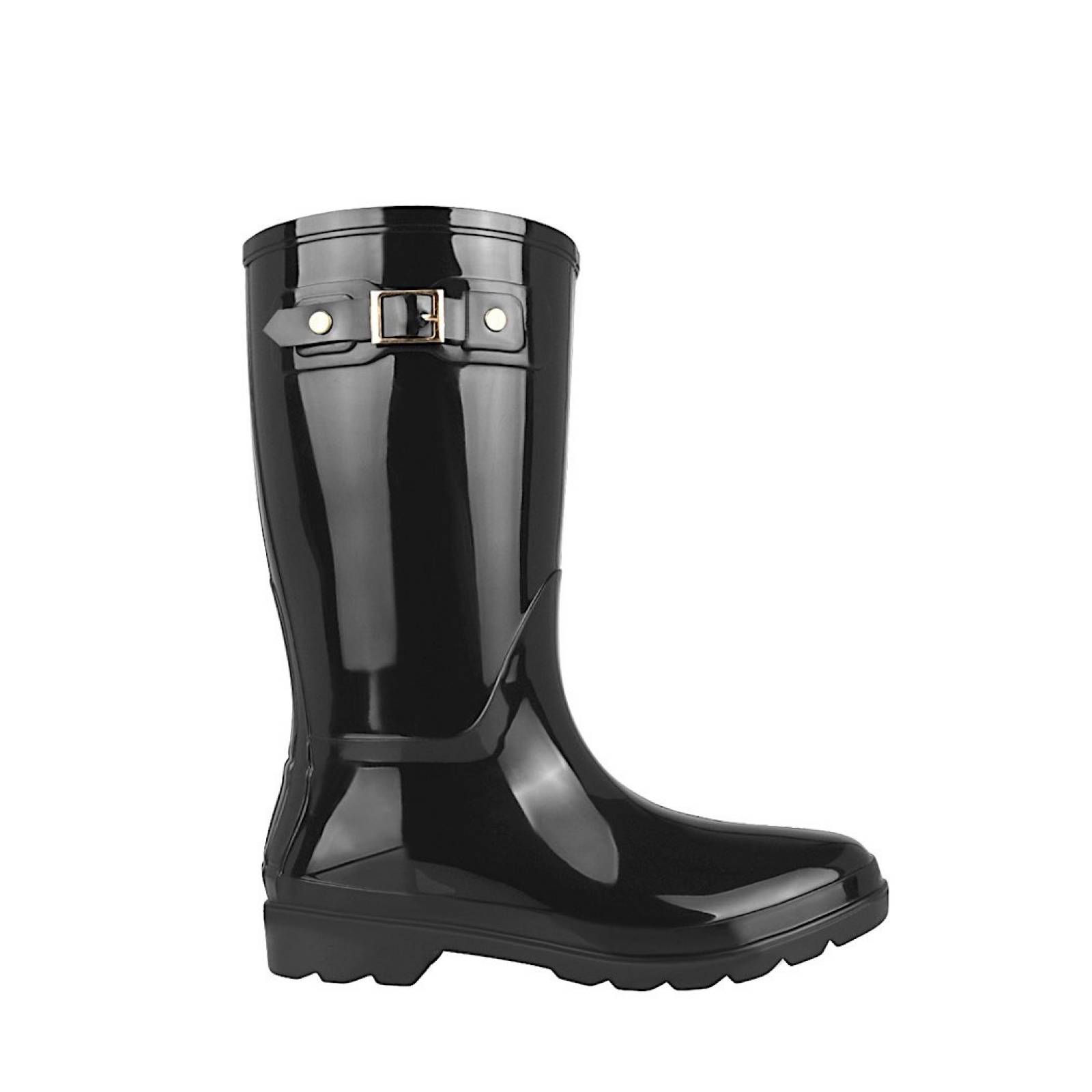 BOTAS DE LLUVIA PARA DAMA STYLO  2644 SINTÉTICO NEGRO