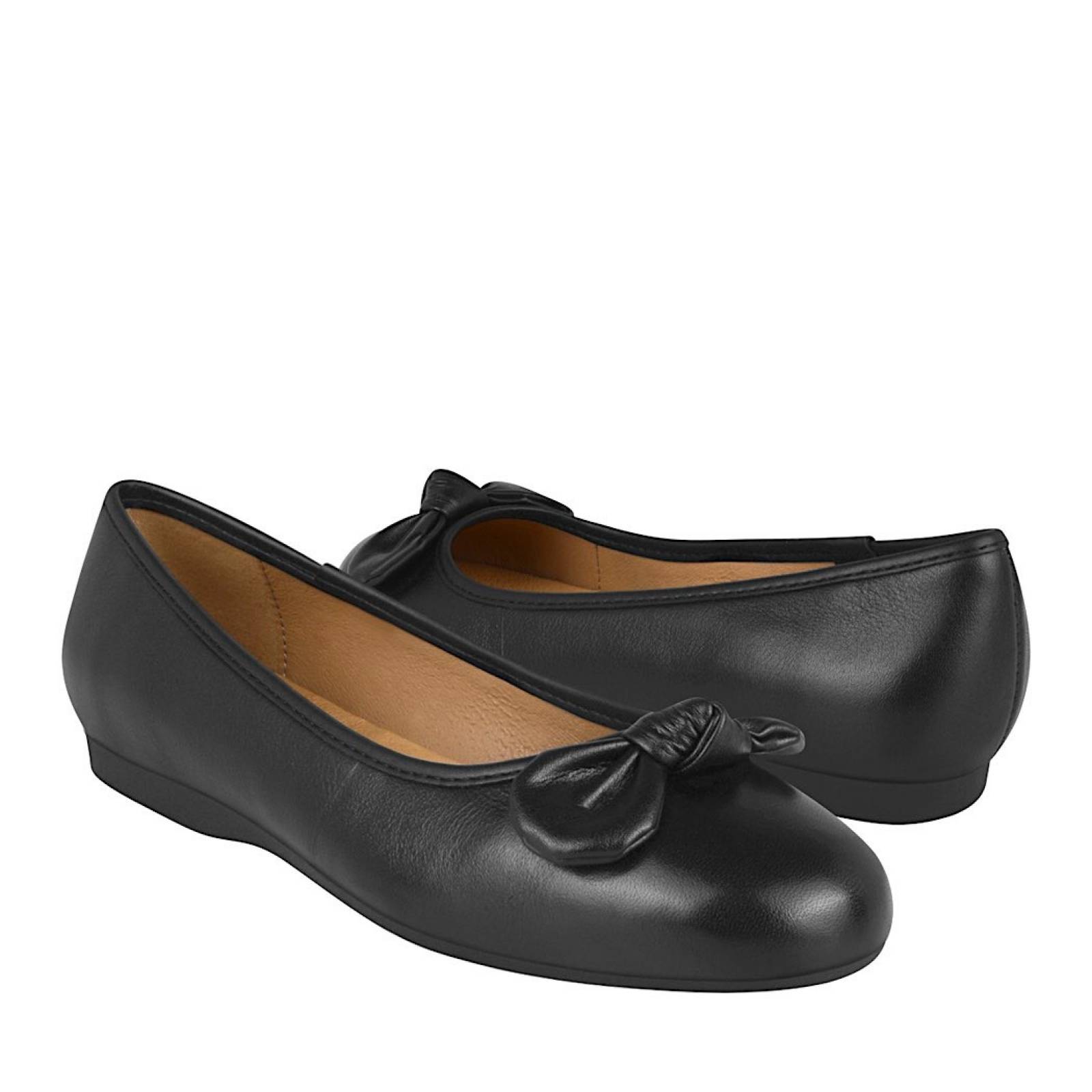 Zapato Mujer Flexi 116309 Flats Balerina Confort Piel Negro