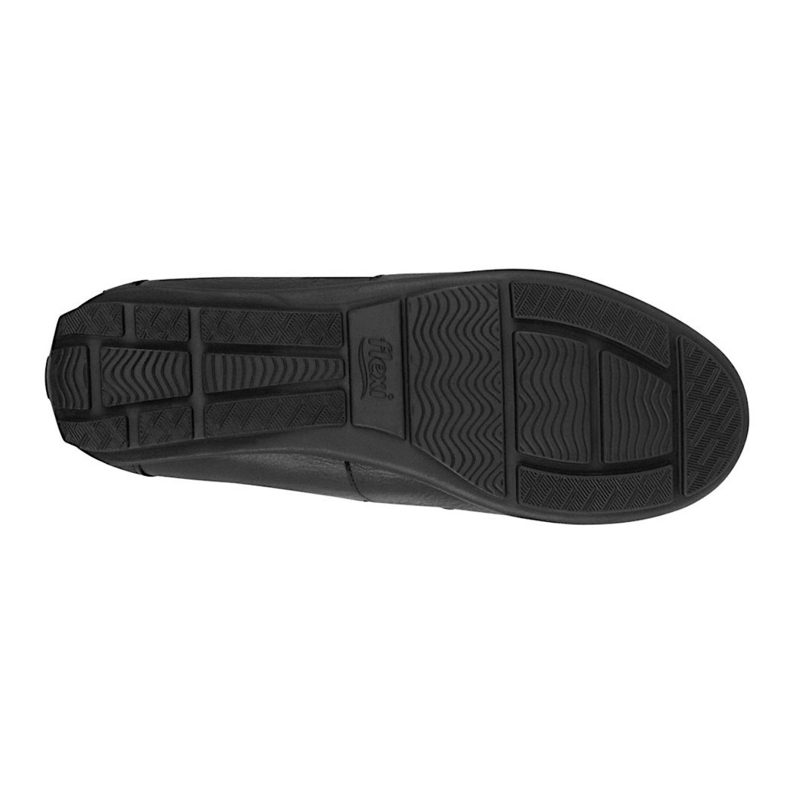 MOCASINES DAMA FLEXI 124301 PIEL NEGRO