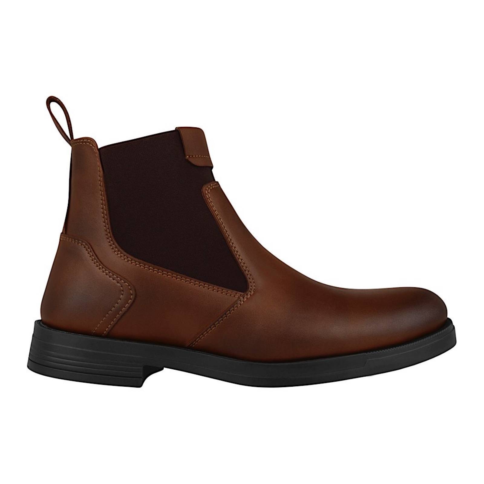 BOTINES CABALLERO STYLO 7798 SIMIPIEL CAFÉ