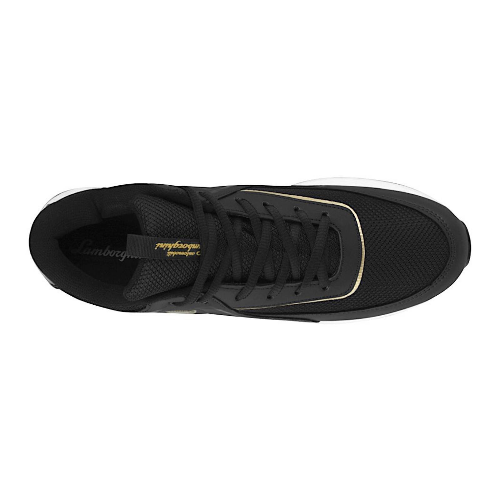 TENIS CABALLERO LAMBORGHINI 3600 TEXTIL NEGRO
