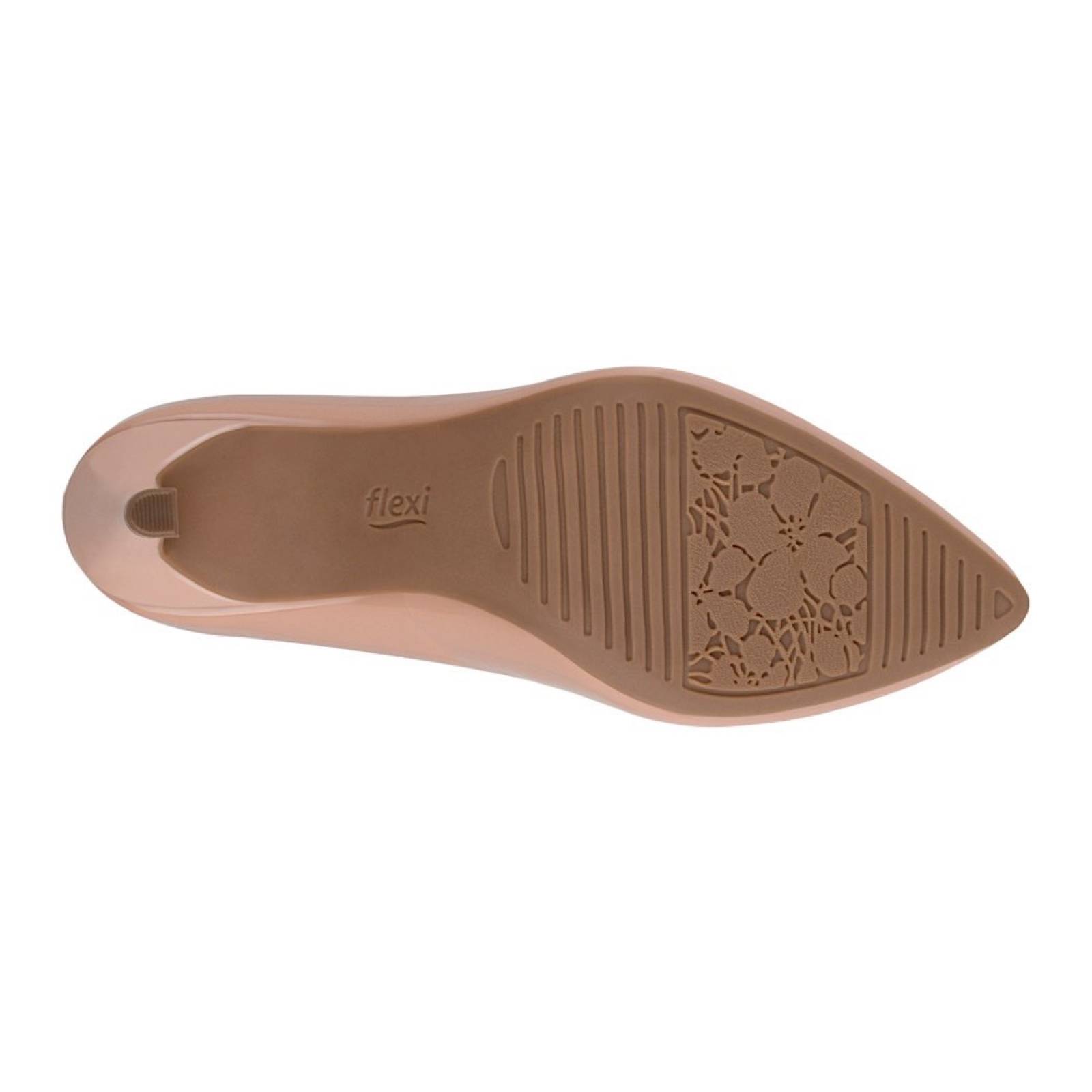 TACONES DAMA FLEXI 104505 CHAROL BEIGE