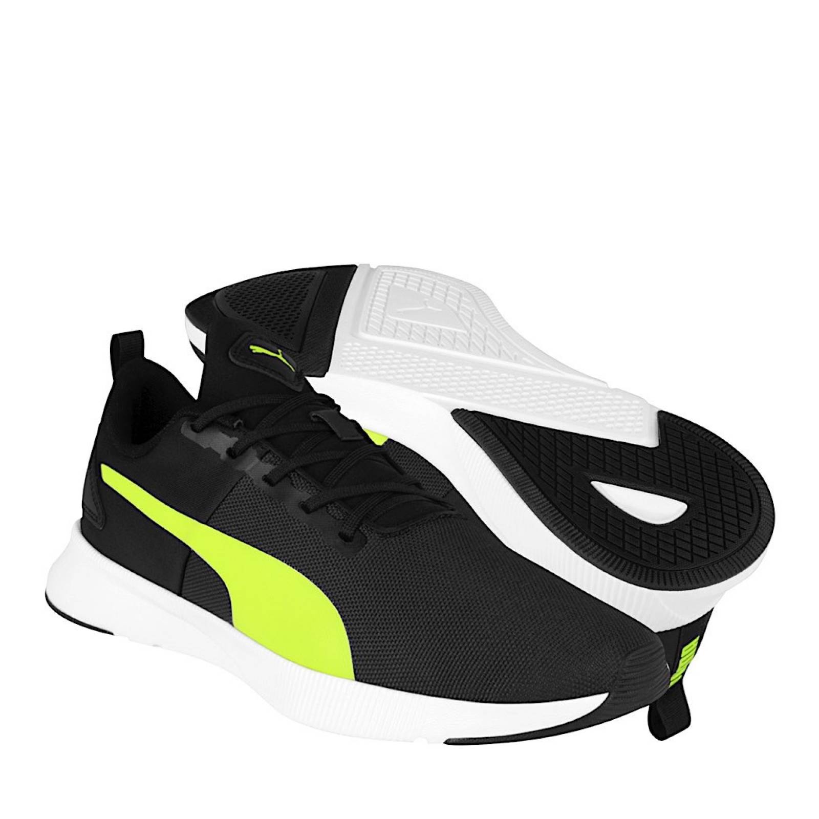TENIS CABALLERO PUMA FLYER RUNNER 19534314 TEXTIL NEGRO