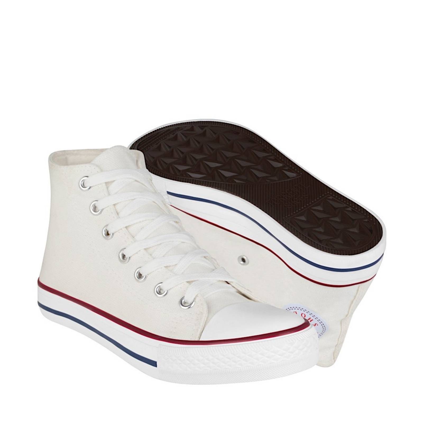 TENIS TORRENTE DAMA TR005 TEXTIL BLANCO