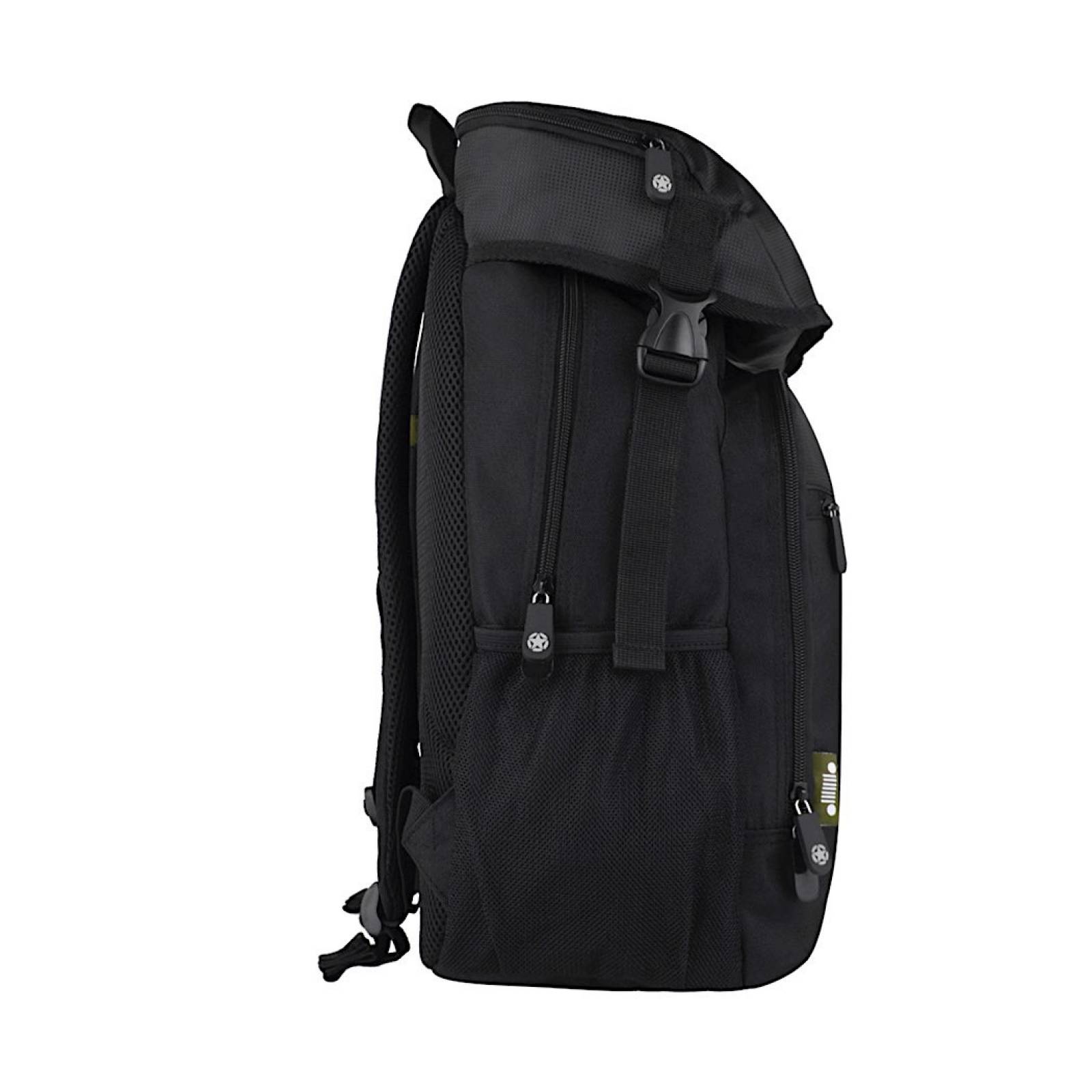 BACKPACK UNISEX JEEP JPSS23BP206 TEXTIL NEGRO