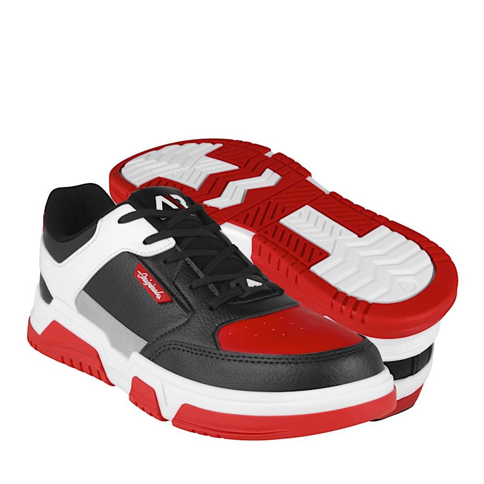 TENIS CABALLERO CLASBEN RHINO SIMIPIEL NEGRO