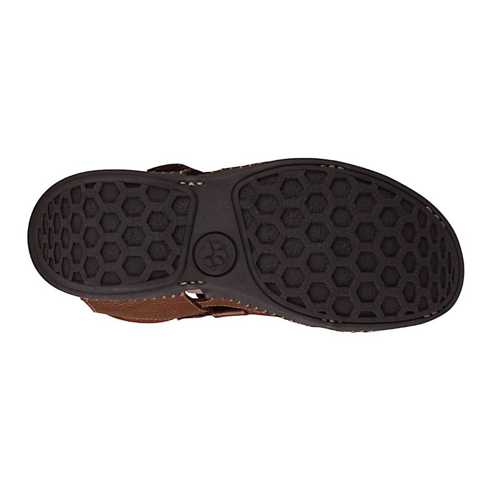 HUARACHES CABALLERO LOBO SOLO 6251 PIEL CAFE