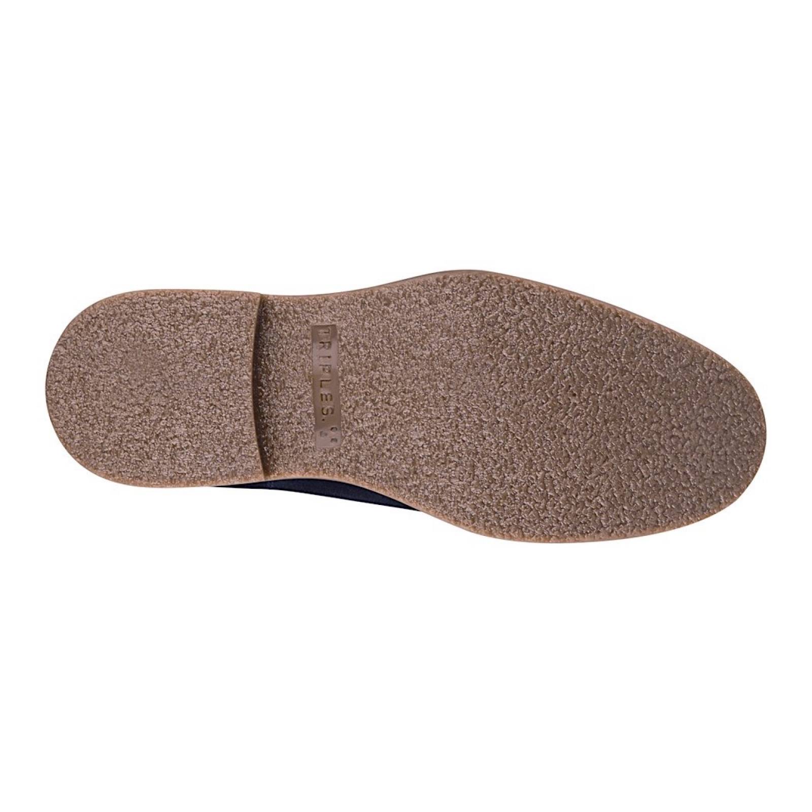 BOTINES CABALLERO TRIPLES 35800 GAMUZA AZUL