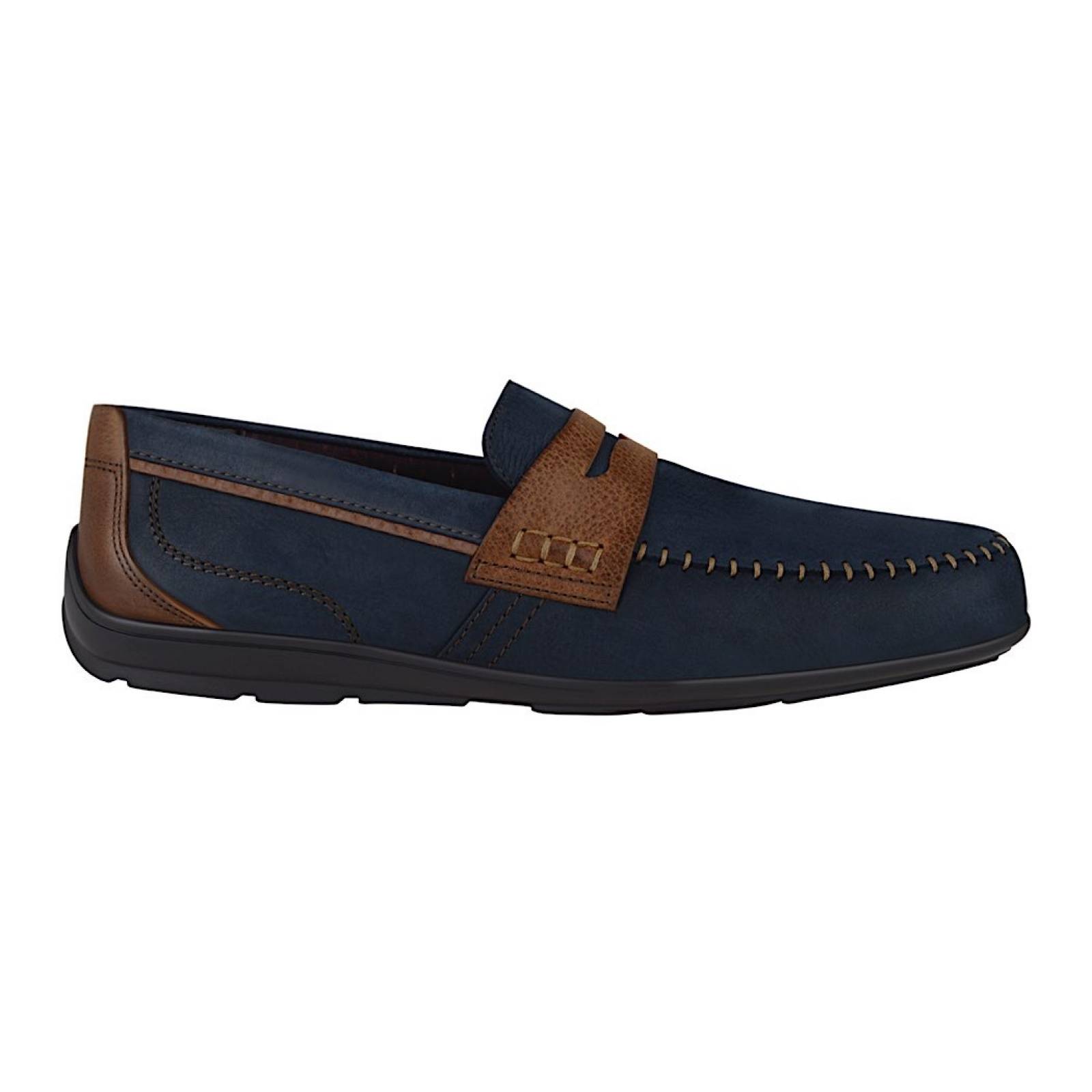 MOCASINES CABALLERO FLEXI 410402 GAMUZA AZUL