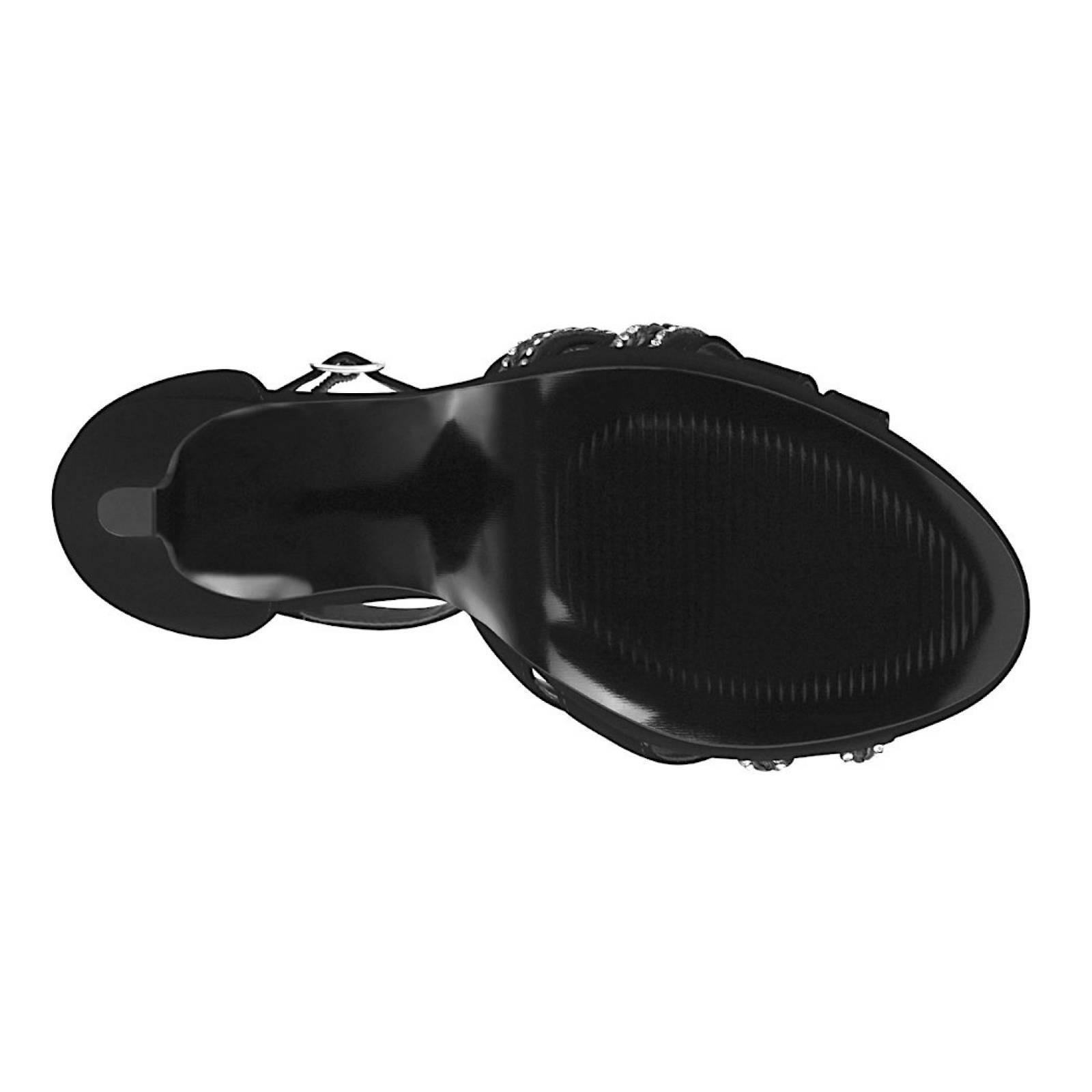 SANDALIAS DE FIESTA DAMA CLASBEN LOVE 625920 SUEDE NEGRO