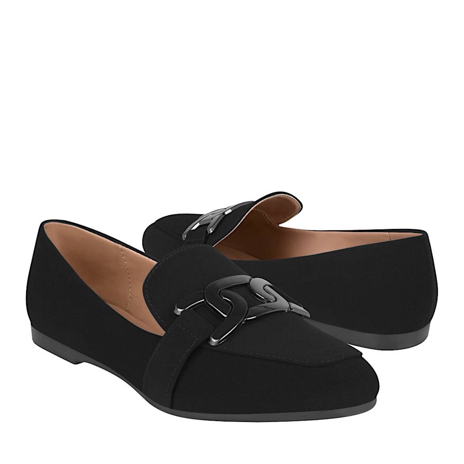 ZAPATOS CASUALES DAMA STYLO 2040 SUEDE NEGRO
