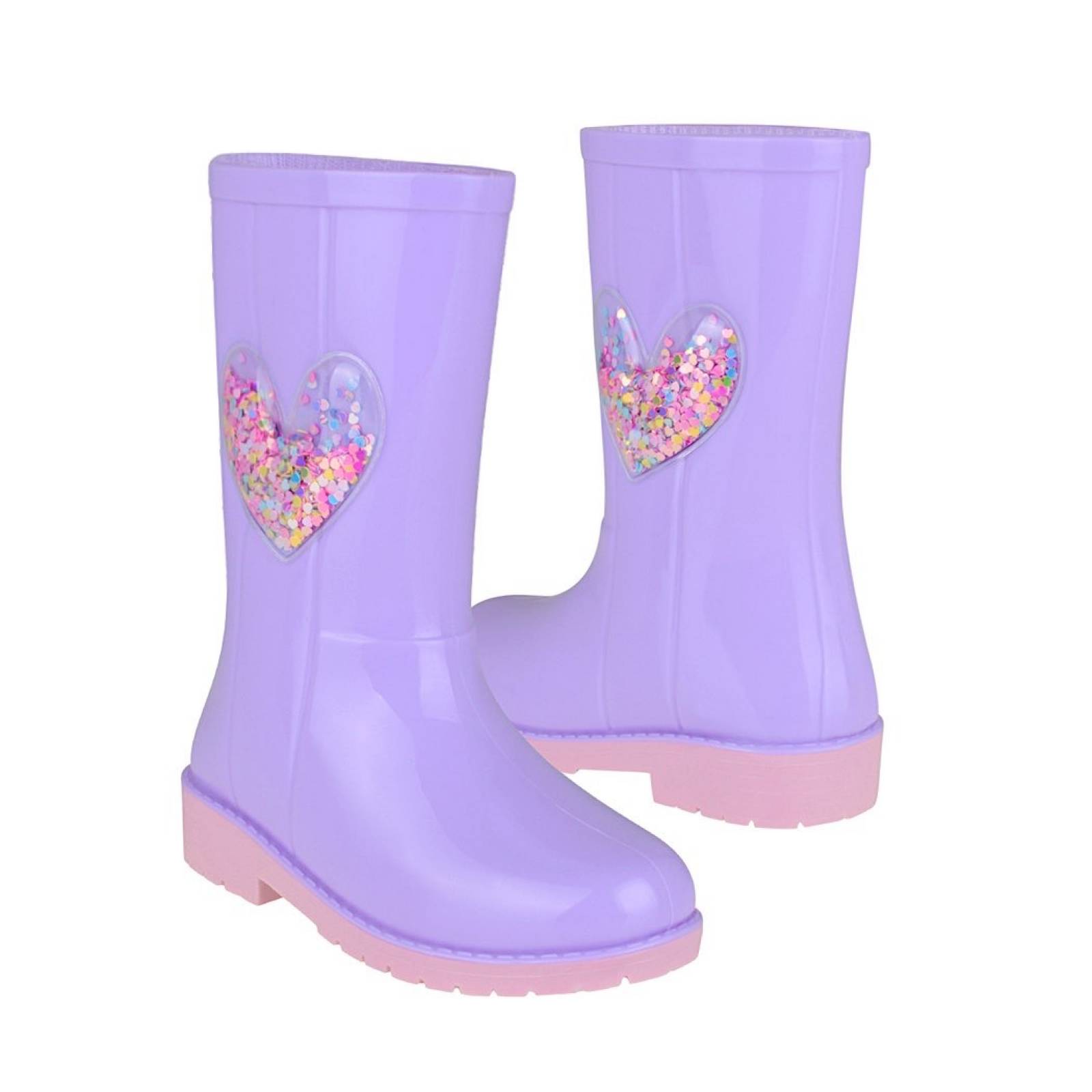 BOTAS PARA LLUVIA NI A STYLO 2672 SINT TICO MORADO