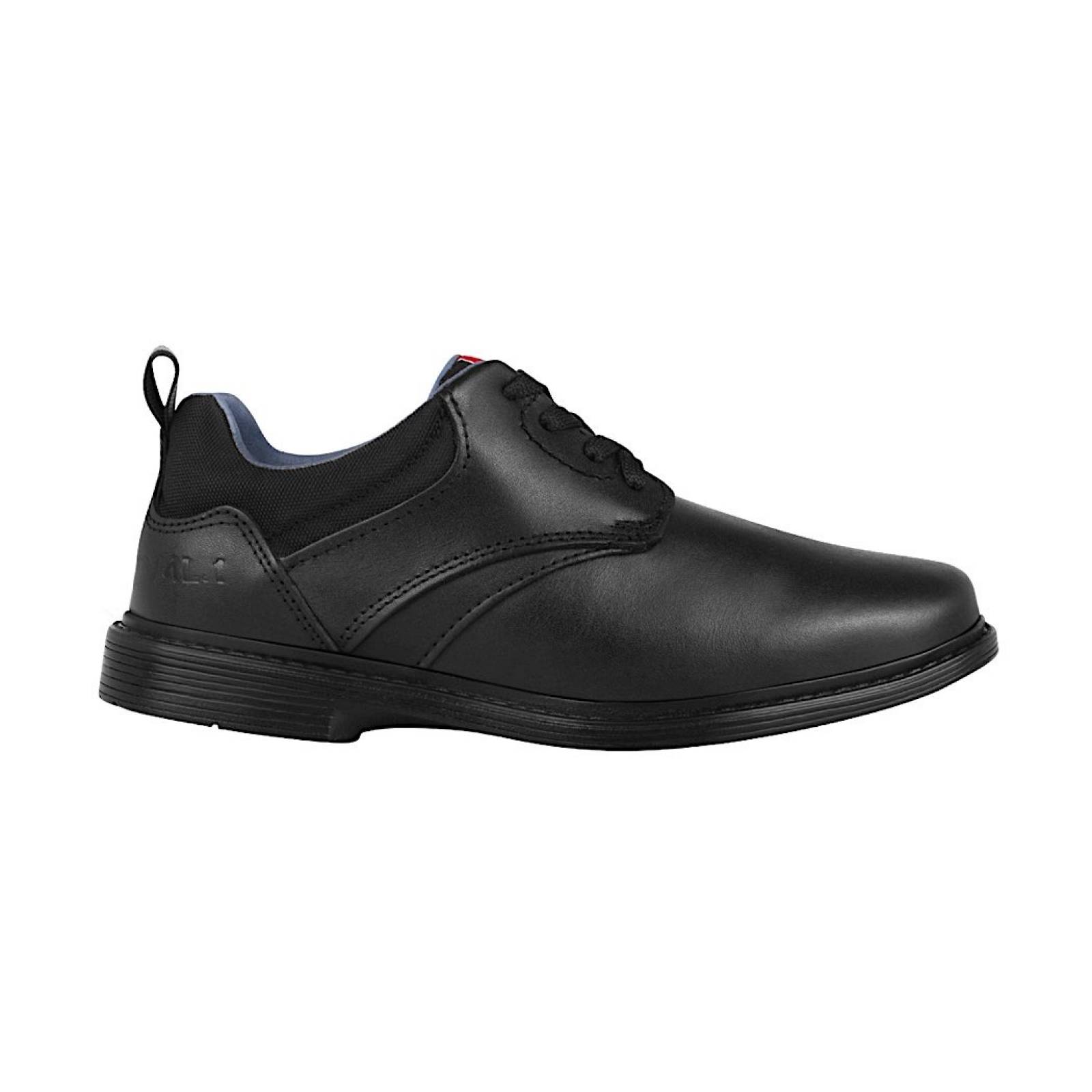 ZAPATOS ESCOALRES JOVEN V4502 PIEL NEGRO