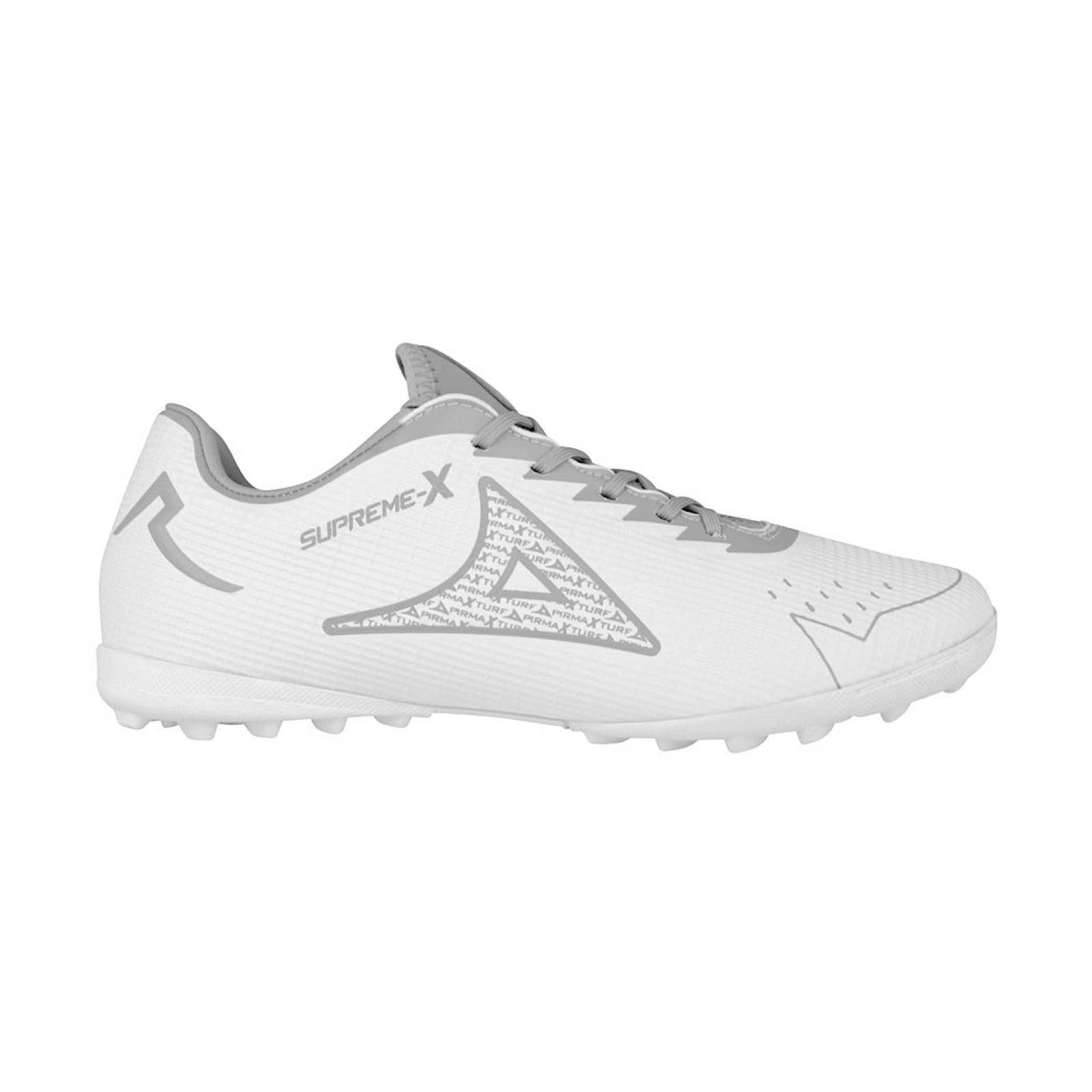 Tenis Soccer Joven Pirma Supreme 3045-14 Simipiel Blanco