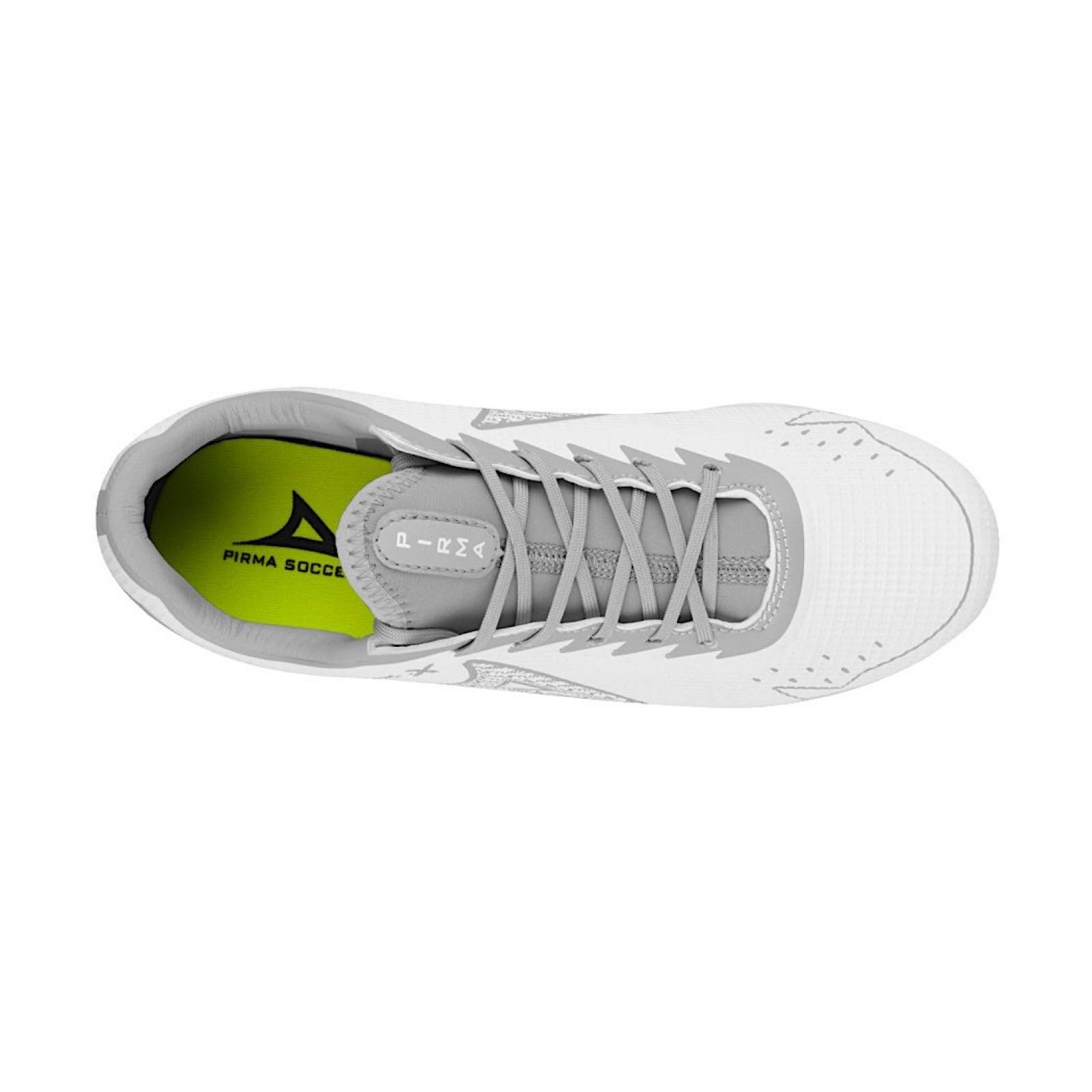 Tenis Soccer Joven Pirma Supreme 3045-14 Simipiel Blanco