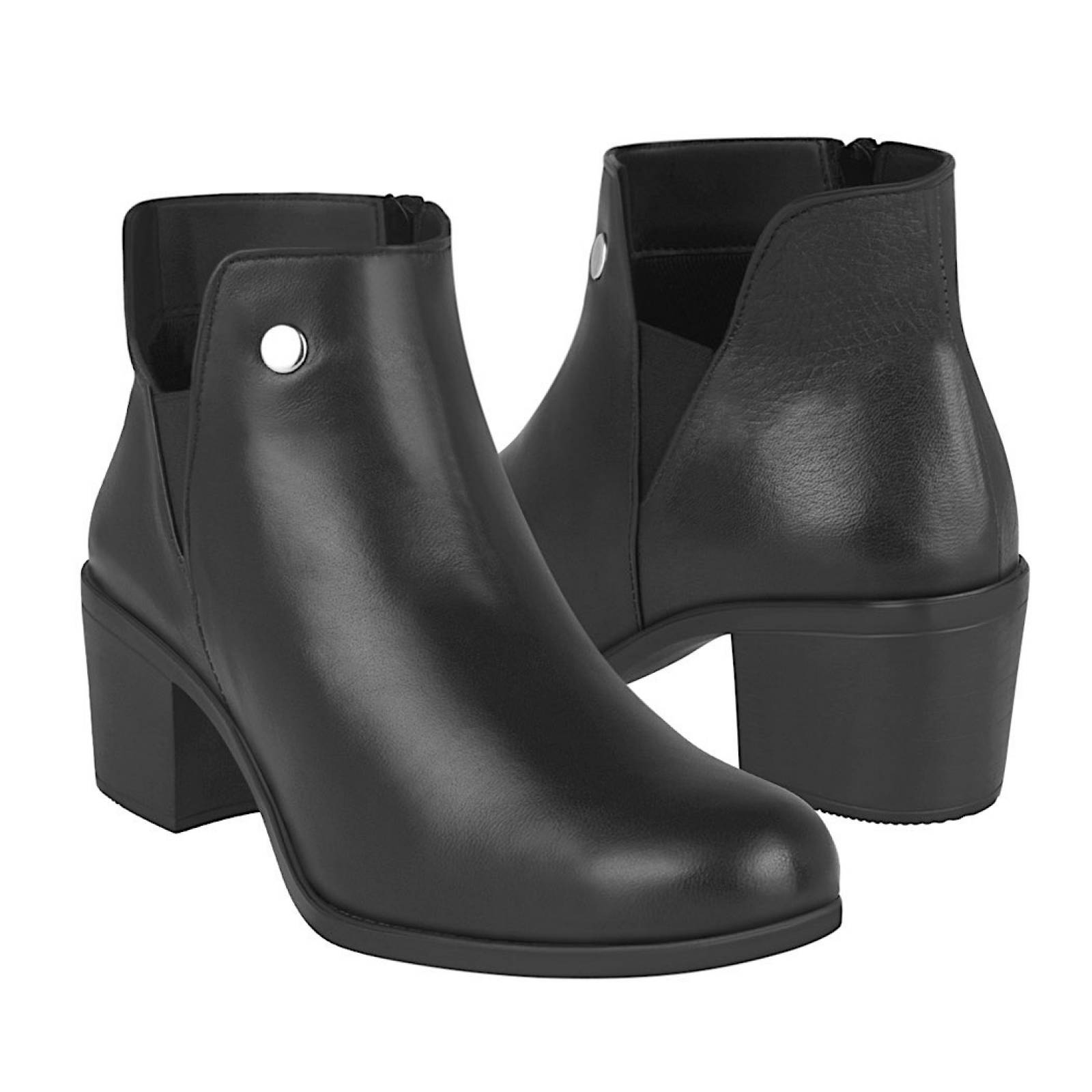 BOTINES DAMA STYLO 283 PIEL NEGRO