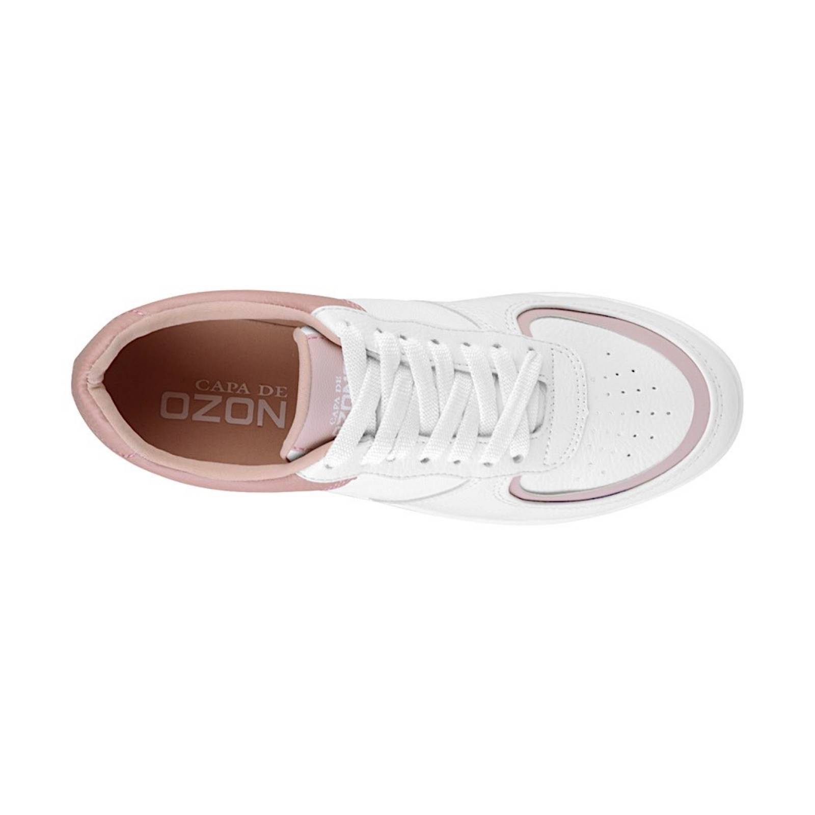 TENIS CASUALES DAMA CAPA DE OZONO 623502 SIMIPIEL BCO