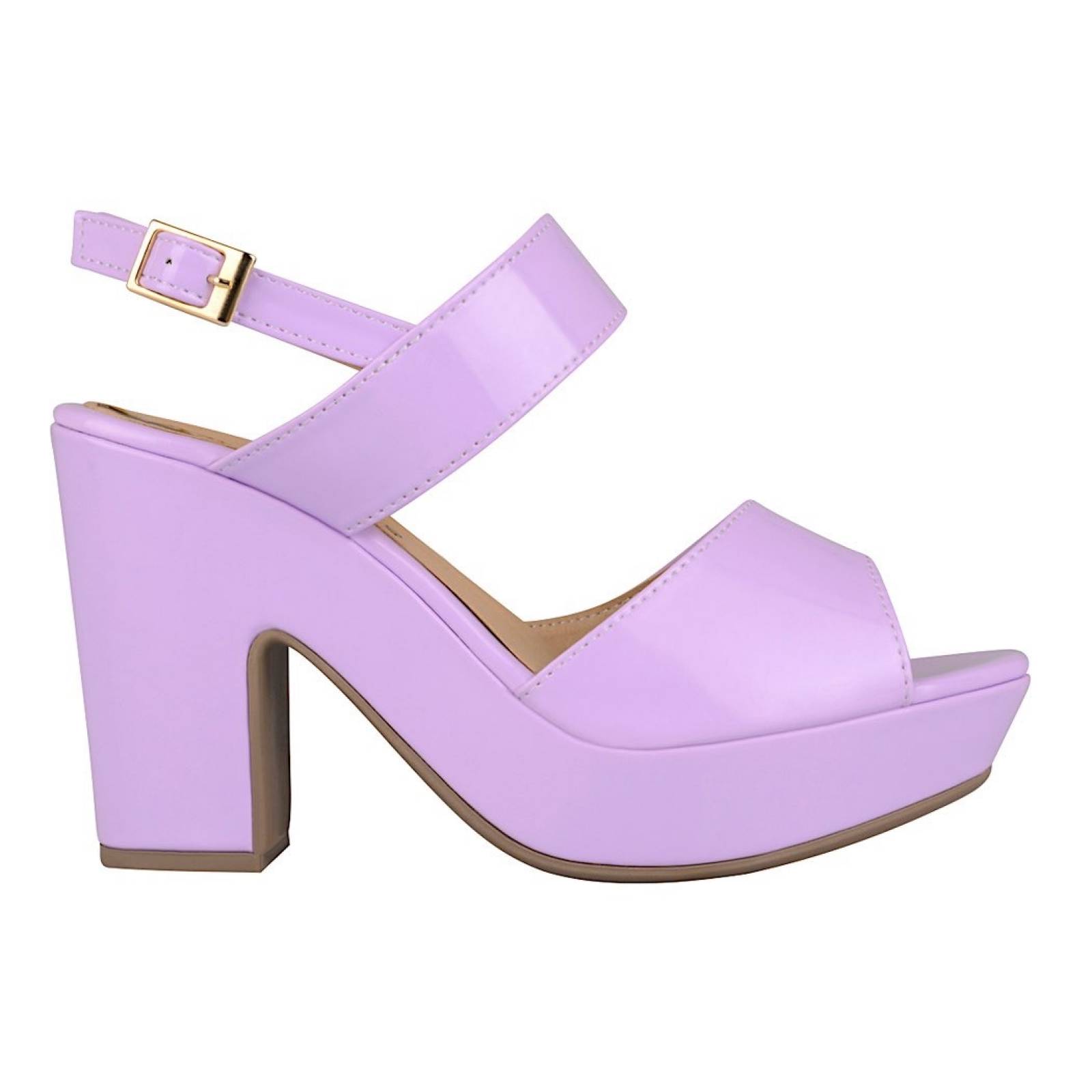 SANDALIAS DAMA STYLO 9014 CHAROL LILA