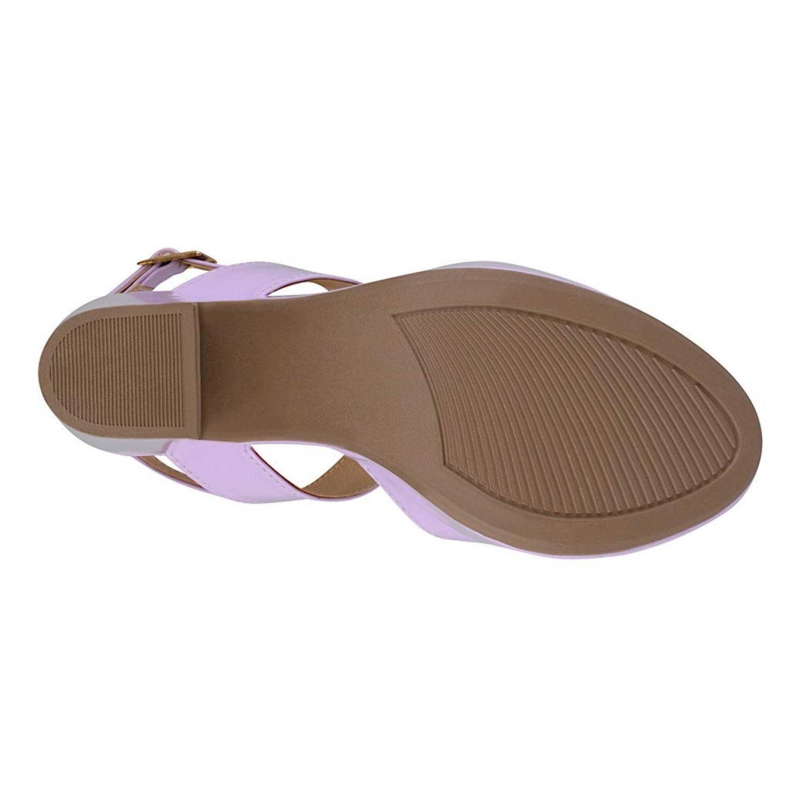 SANDALIAS DAMA STYLO 9014 CHAROL LILA