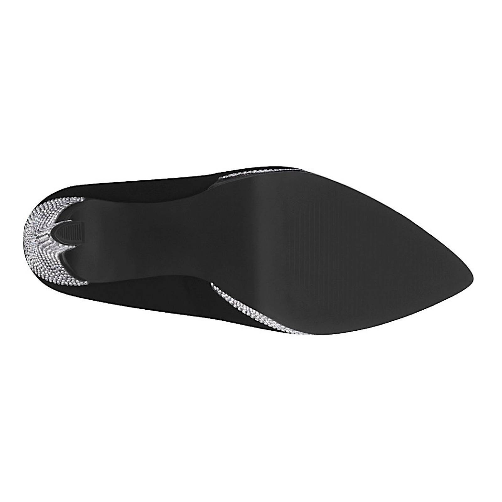 TACONES DE FIESTA PARA DAMA PERUGIA 14021 SUEDE NEGRO