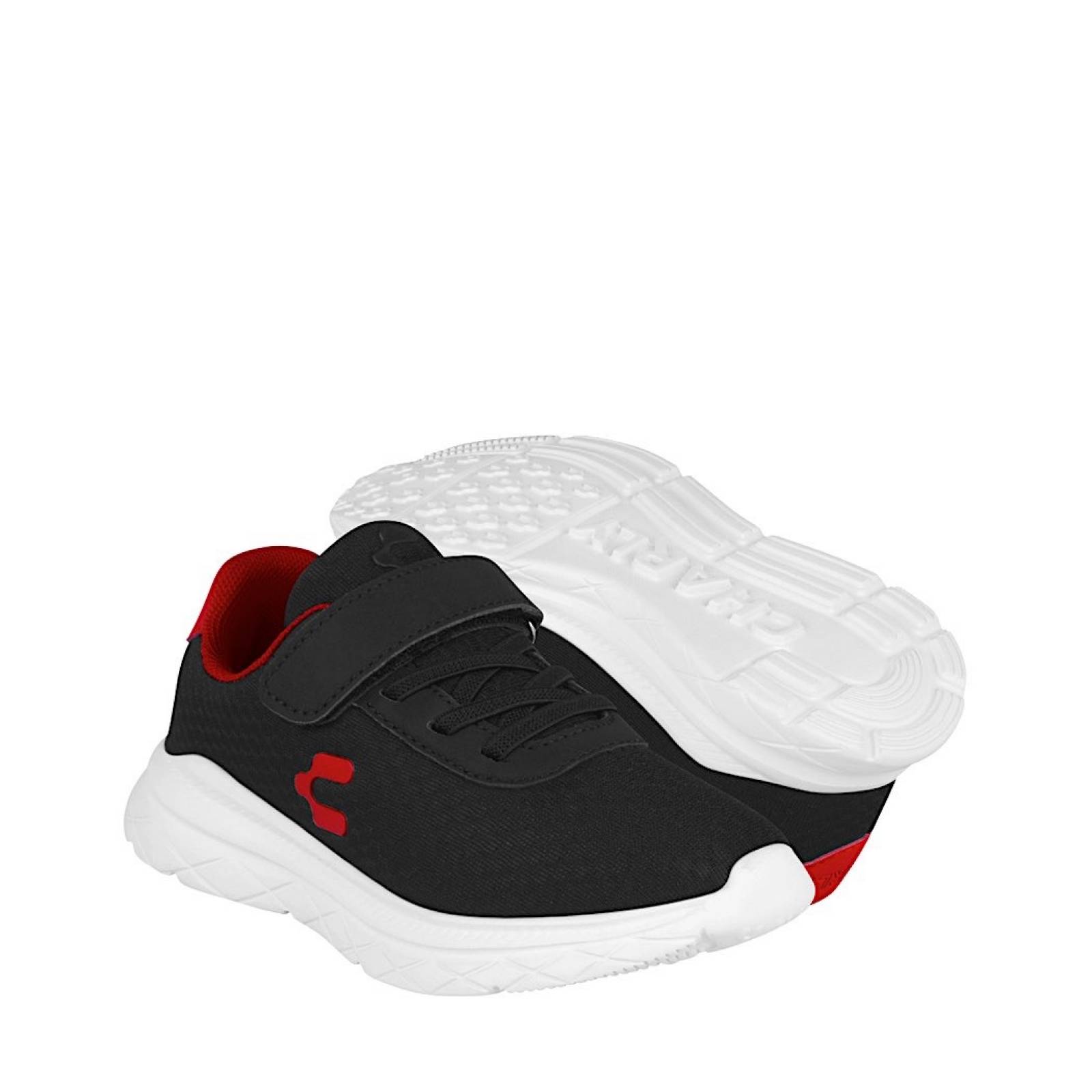 TENIS NI O CHARLY 1098461001 TEXTIL NEGRO