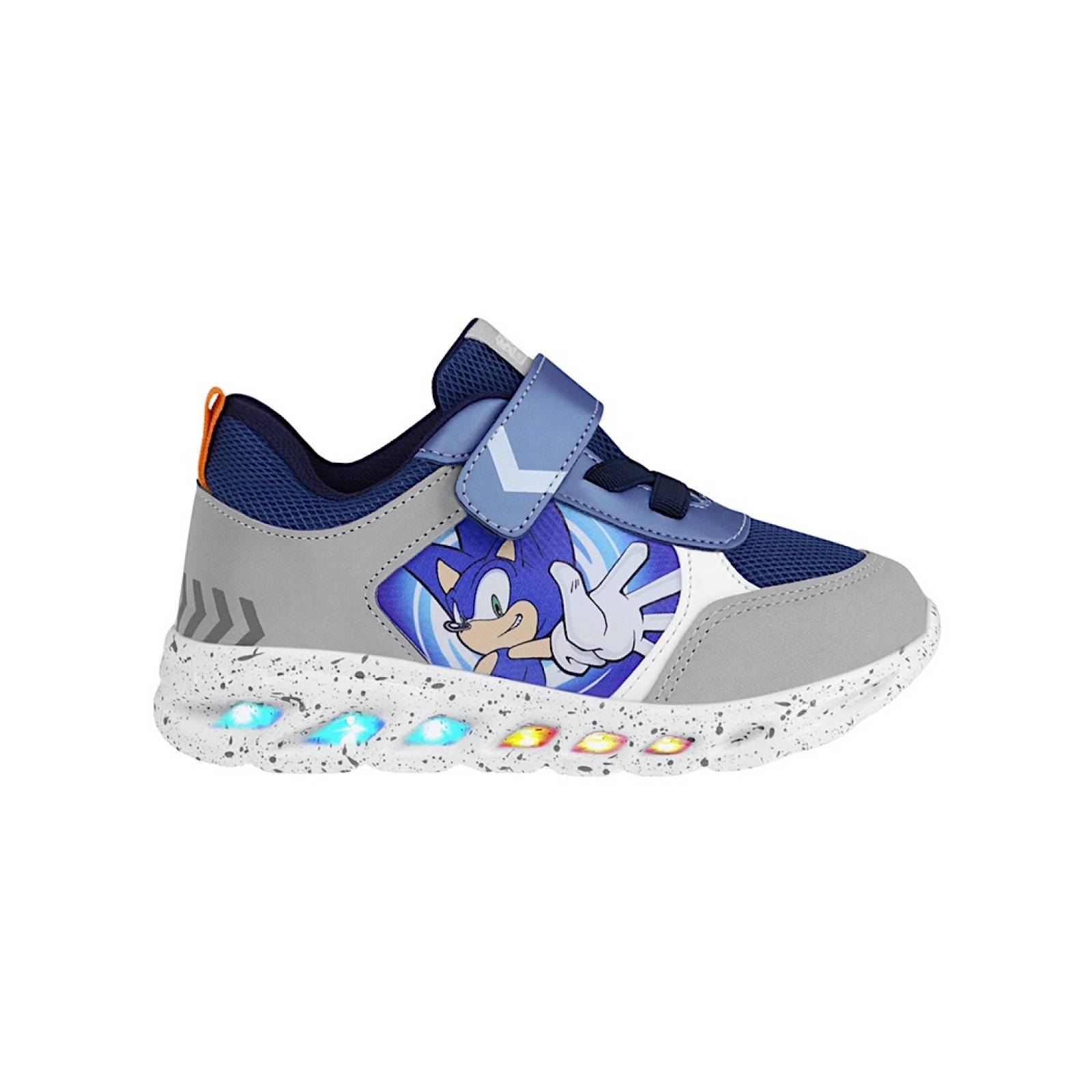 TENIS CASUALES NIÑO SONIC 950519 SIMIPIEL GRIS