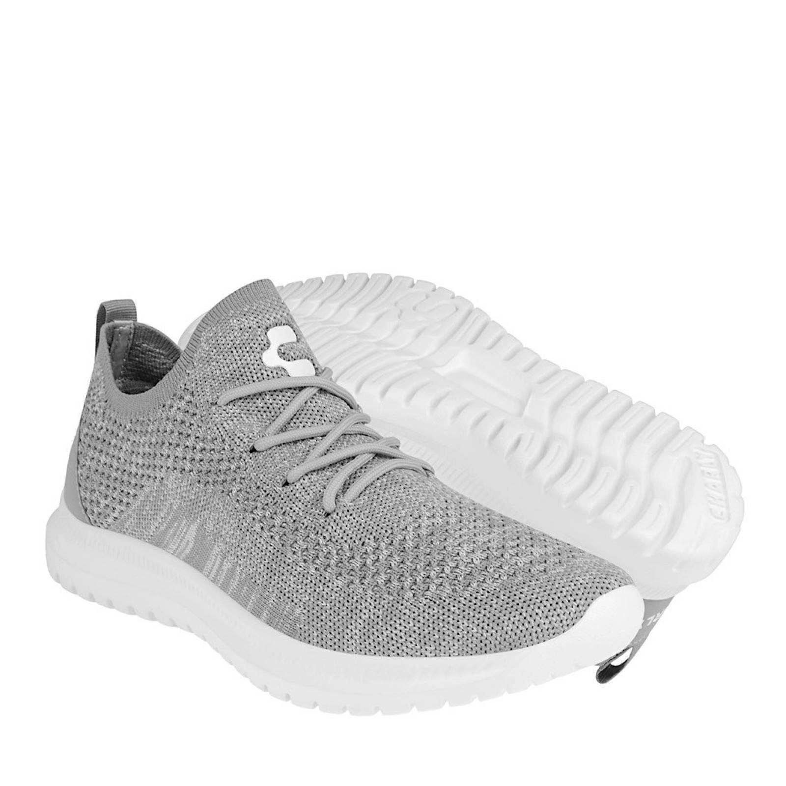 TENIS CABALLERO CHARLY 1029728013 TEXTIL GRIS