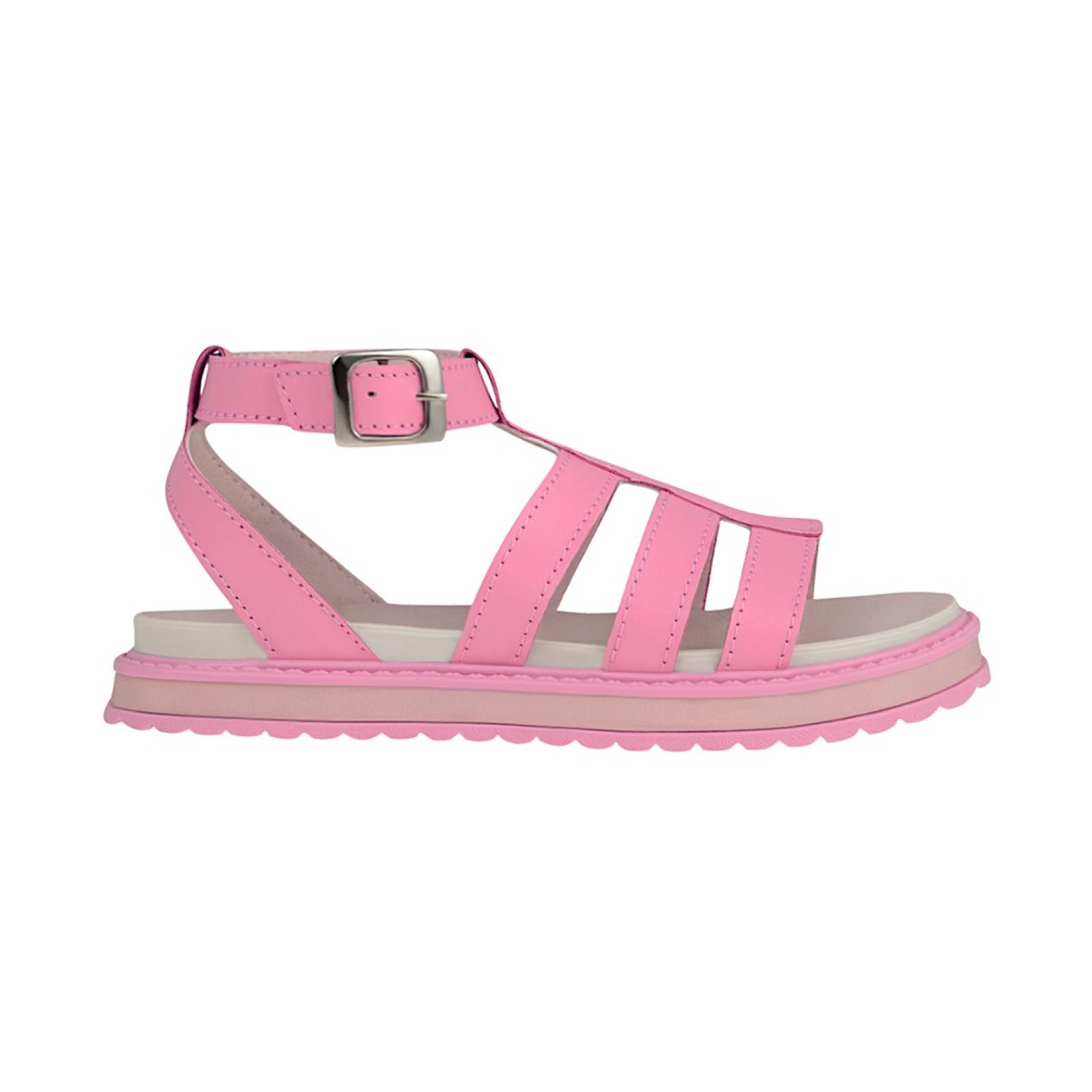 HUARACHES NIÑA STYLO 1302-1 SIMIPIEL ROSA