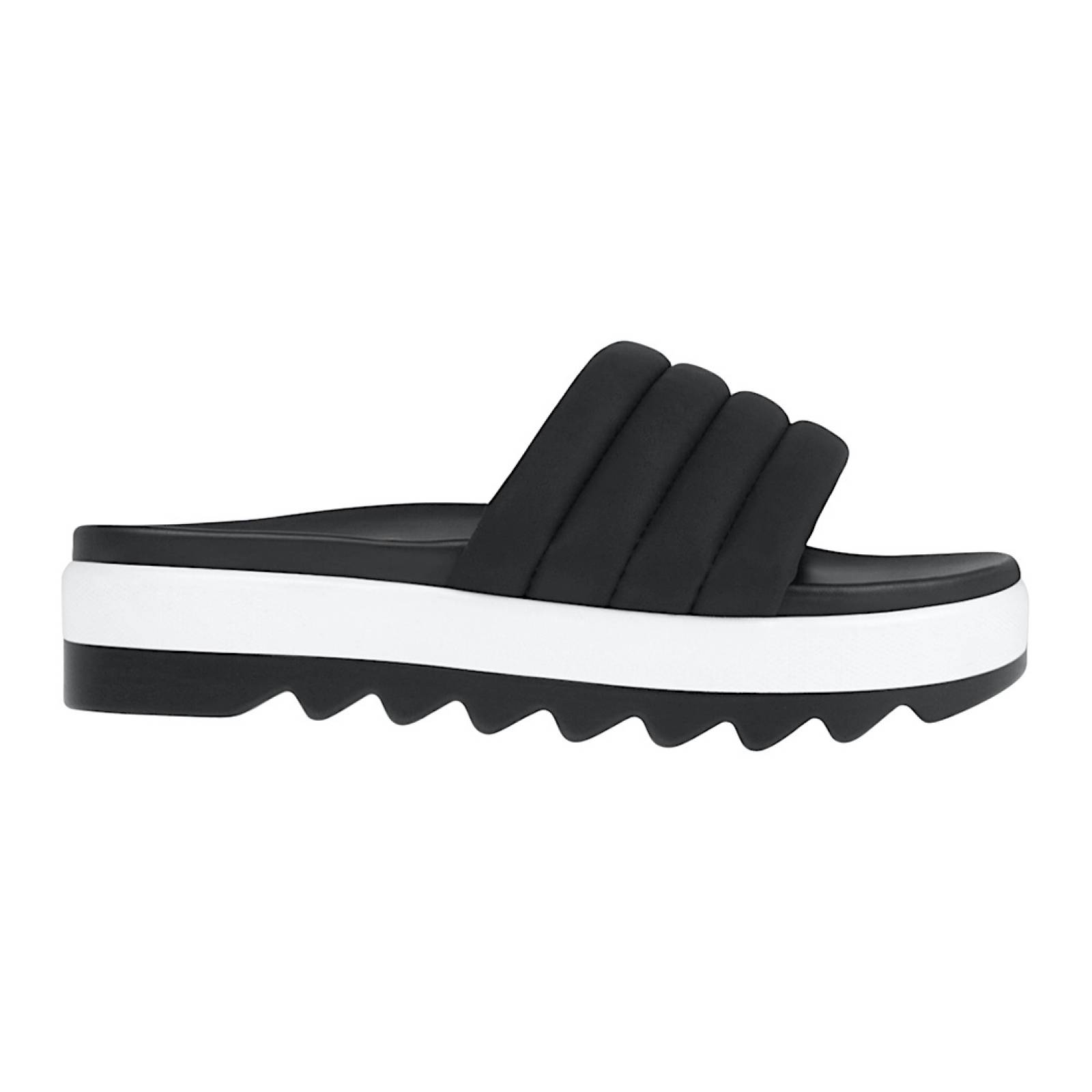 SANDALIAS DAMA SEVEN 7 25130 SIMIPIEL NEGRO