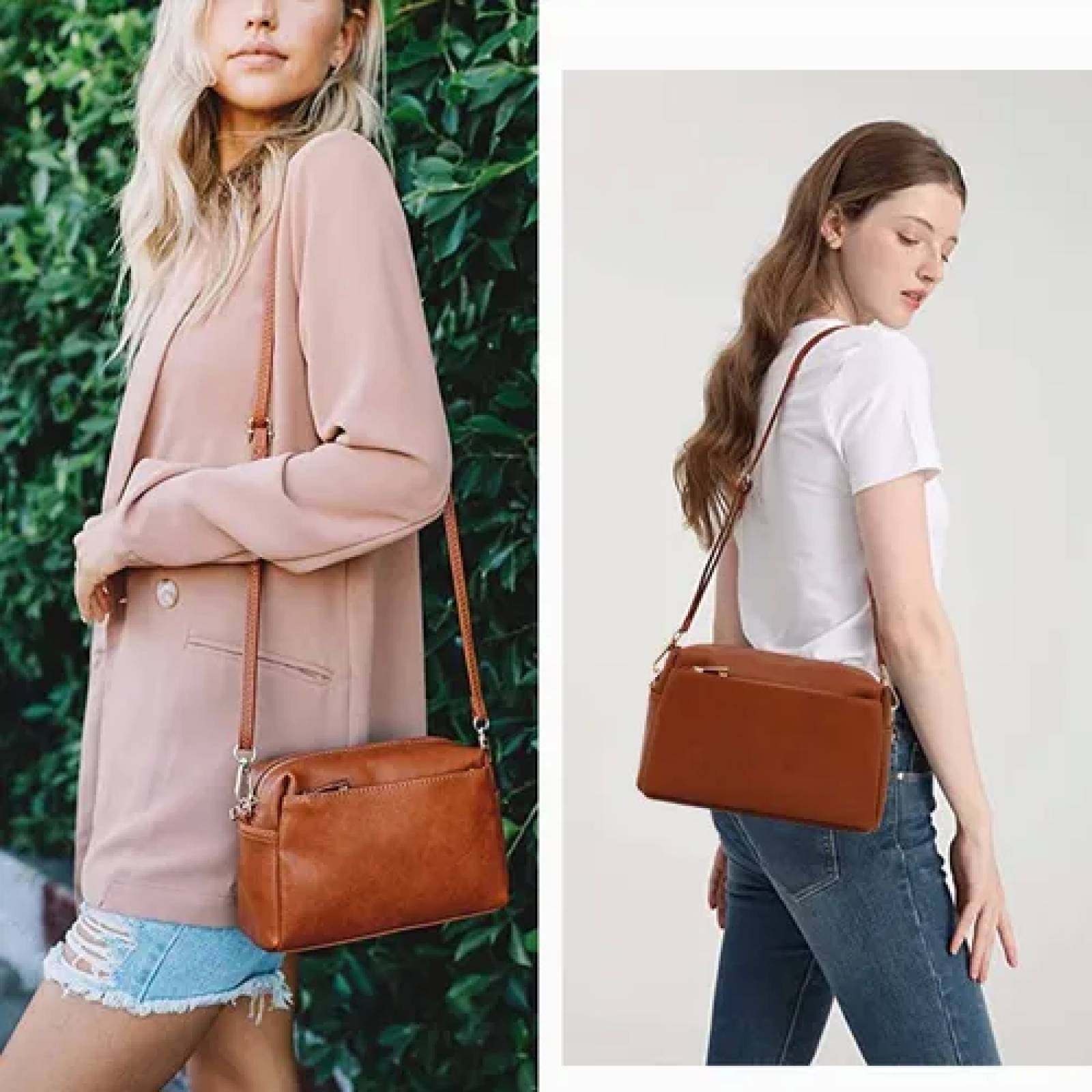 Bolsa crossbody bandolera con bolsillo