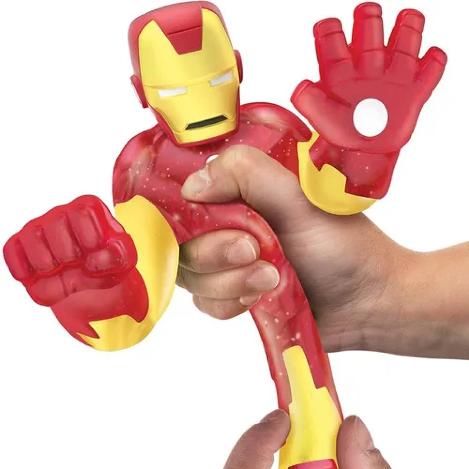 Heroes Of Goo Jit Zu Marvel Hero Pack. The Invincible Iron Man - Gooey 4.5 Pulgadas De Alto