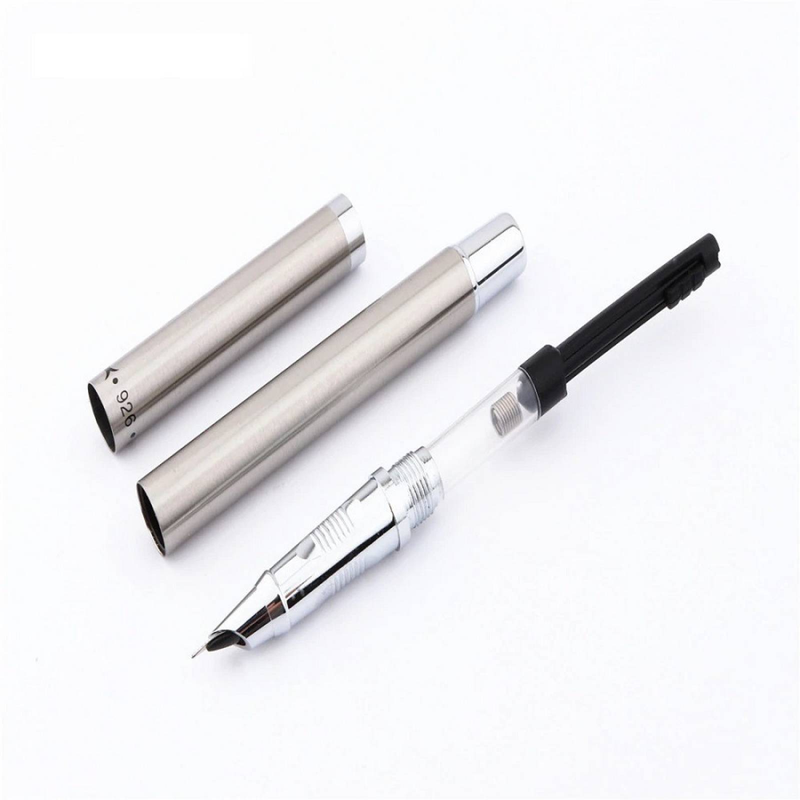 Pluma Fuente Marca Hero Modelo 926 Acero