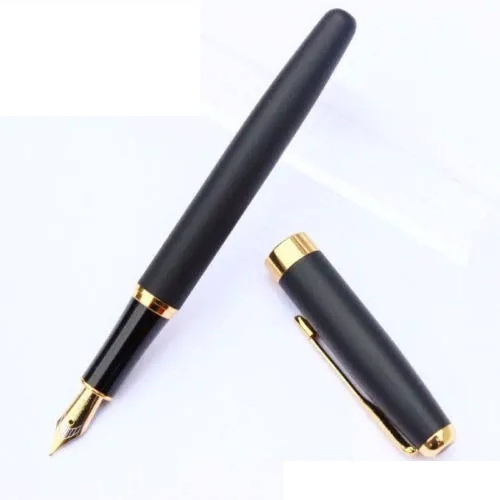 Pluma Fuente Marca Baoer Modelo 388 Color Negro Mate