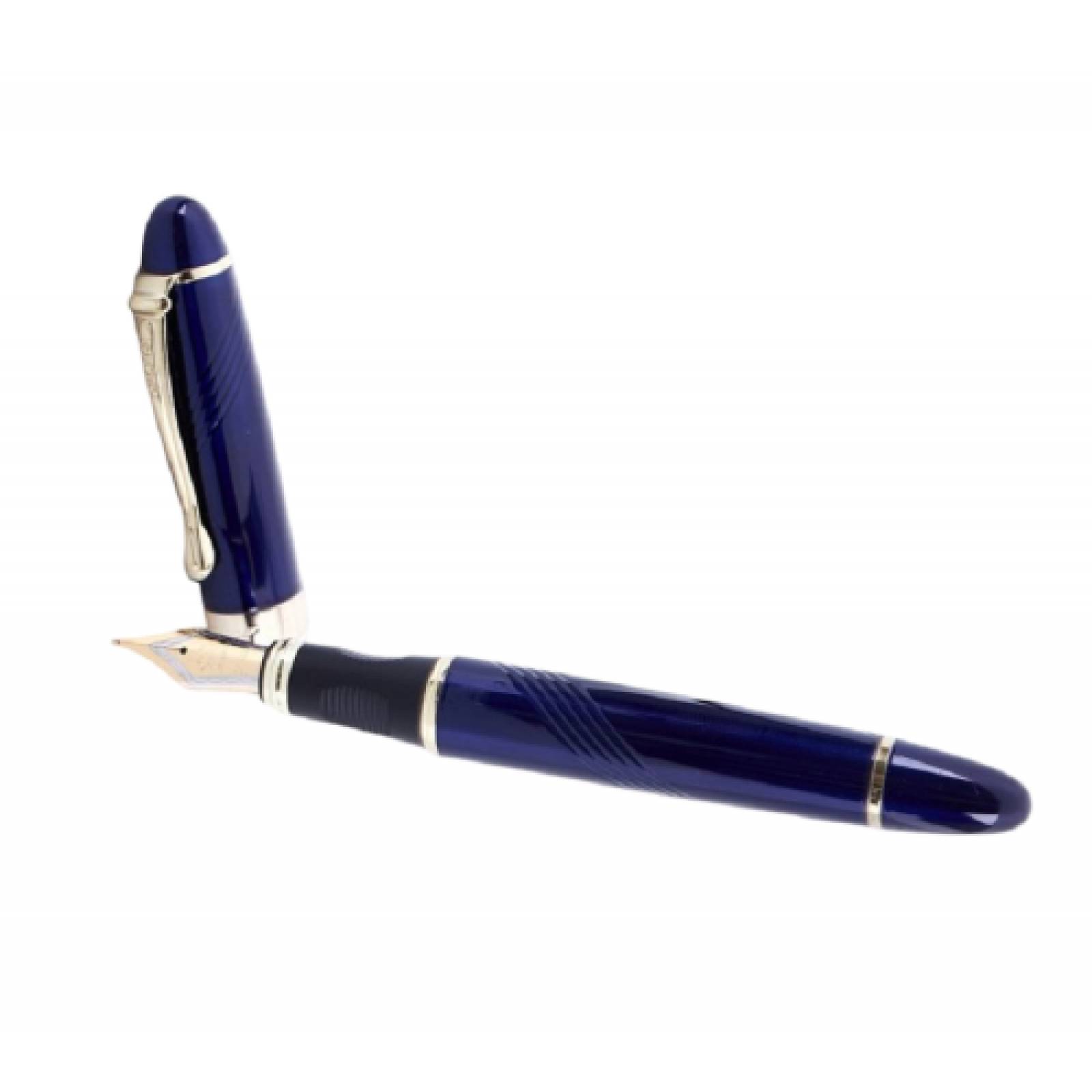 Pluma Fuente Marca Jinhao Modelo X450 Espiral Azul
