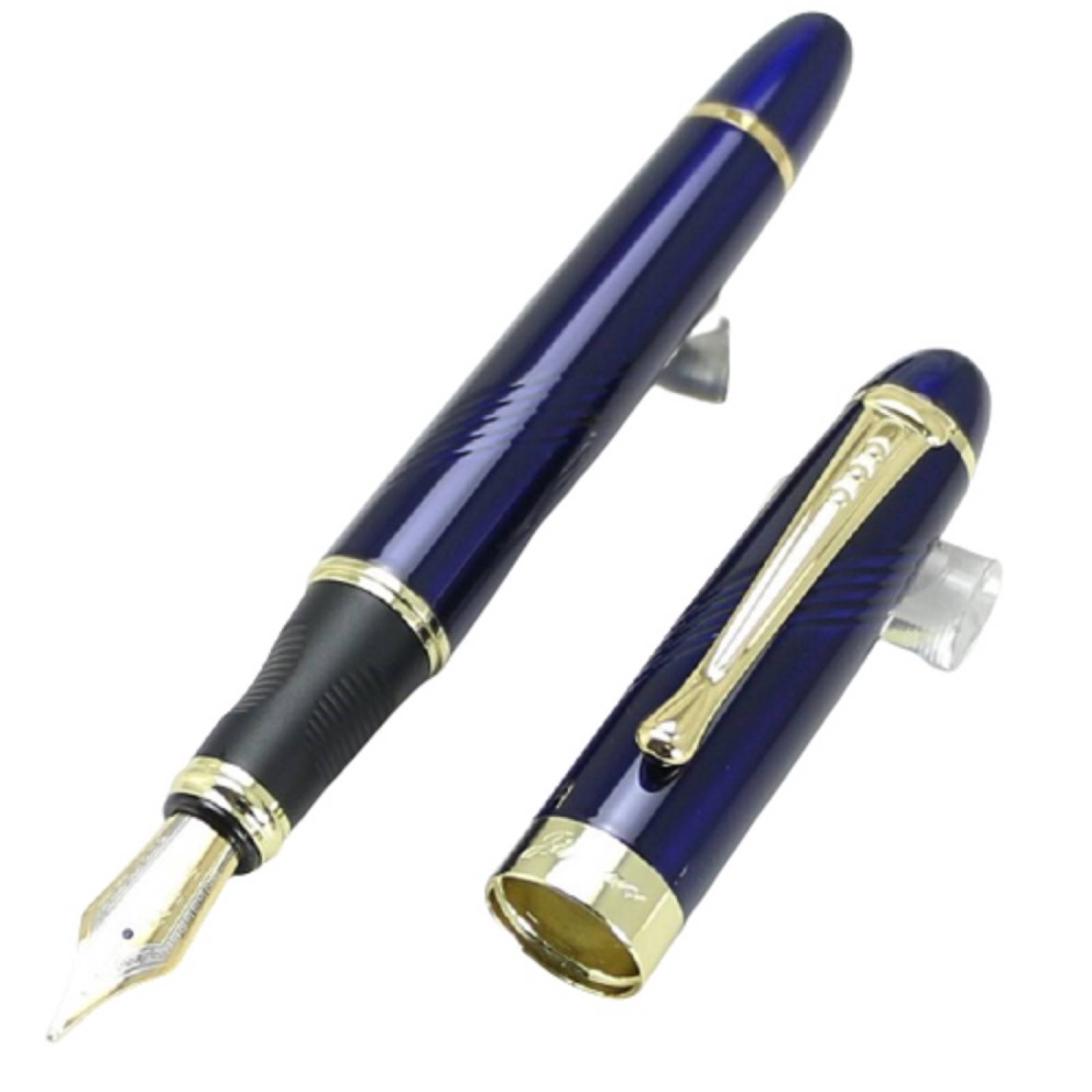 Pluma Fuente Marca Jinhao Modelo X450 Espiral Azul