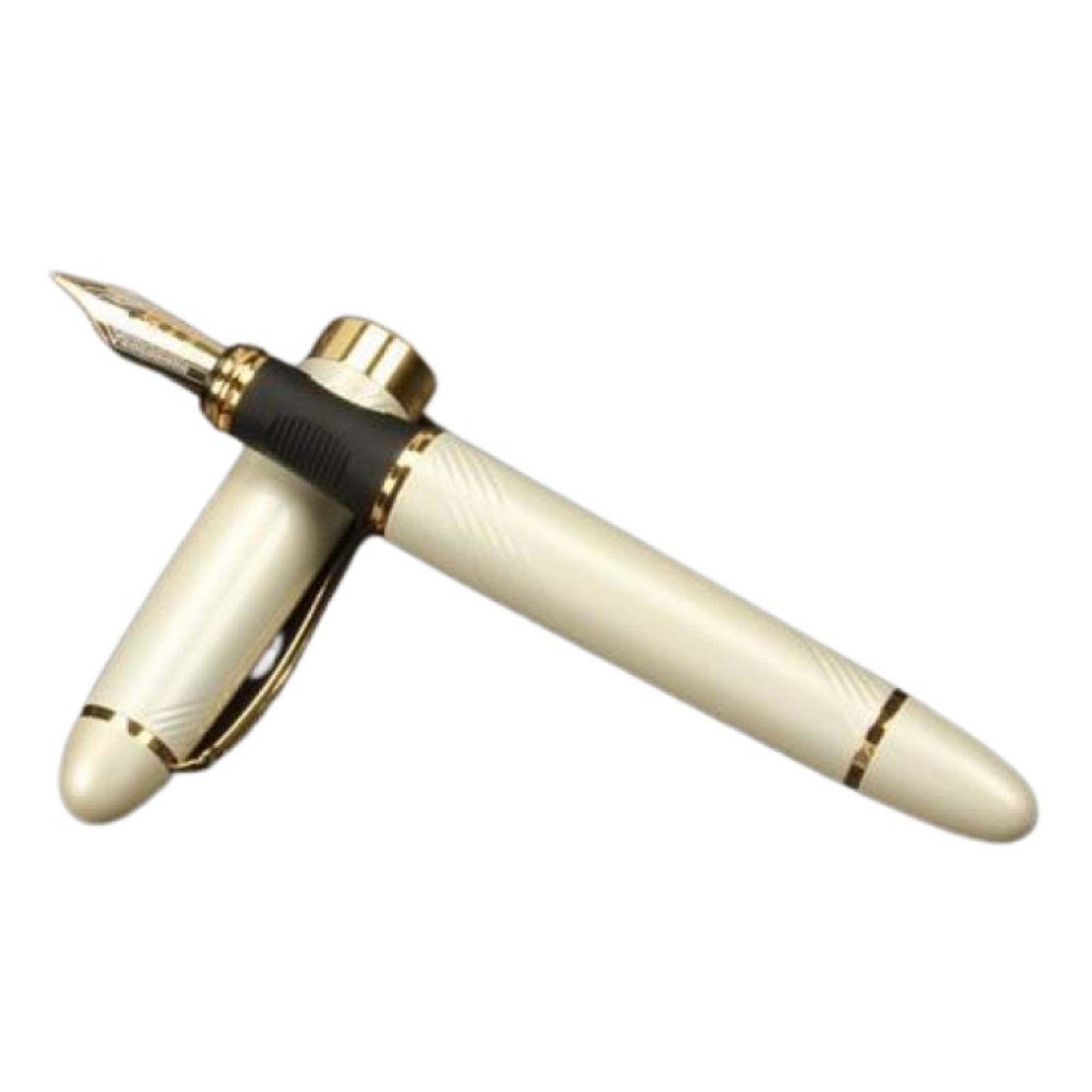 Pluma Fuente Marca Jinhao Modelo X450 Espiral Blanca