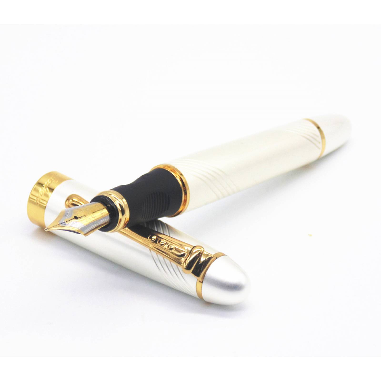 Pluma Fuente Marca Jinhao Modelo X450 Espiral Blanca