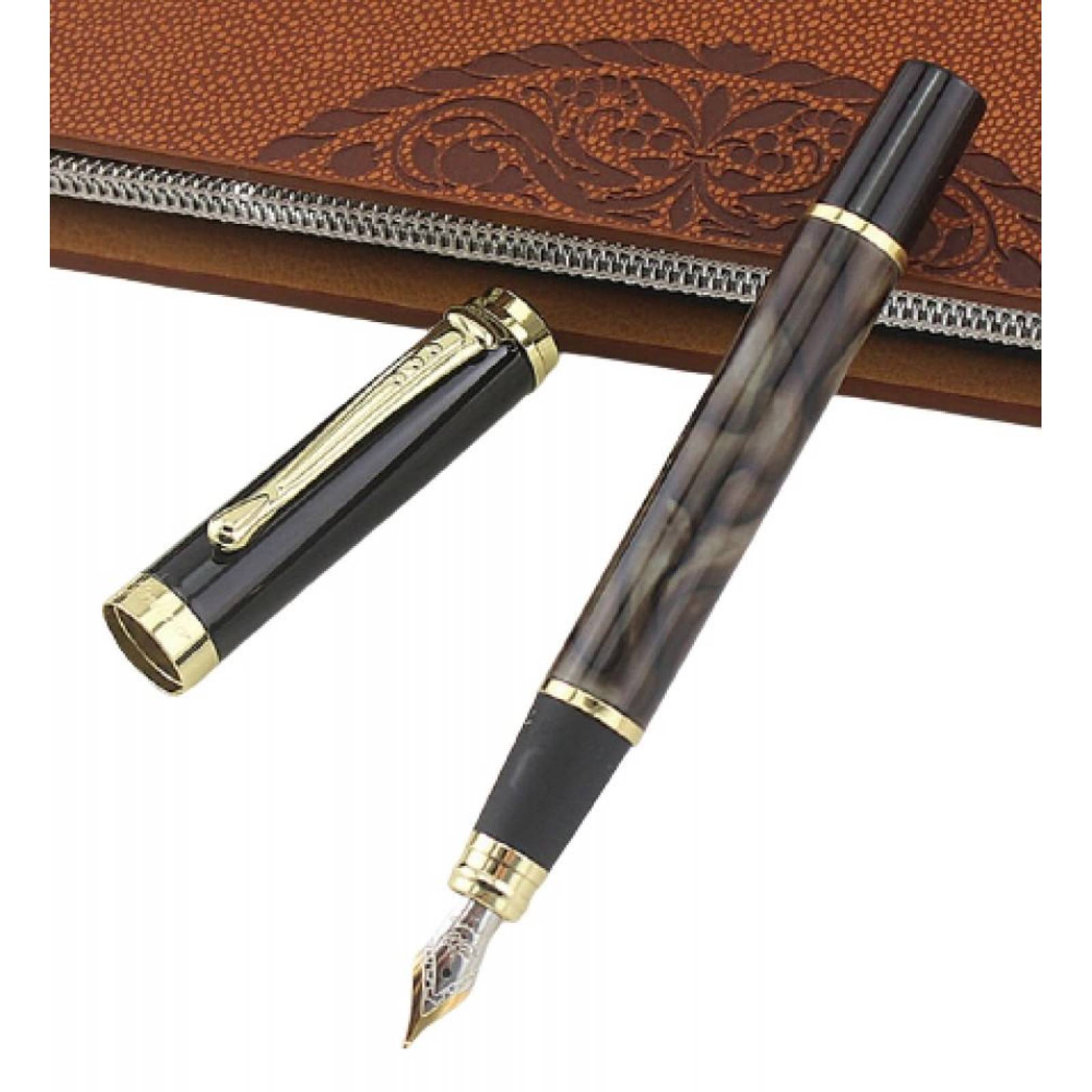 Pluma Fuente Marca Jinhao Modelo 500 Lava Verde