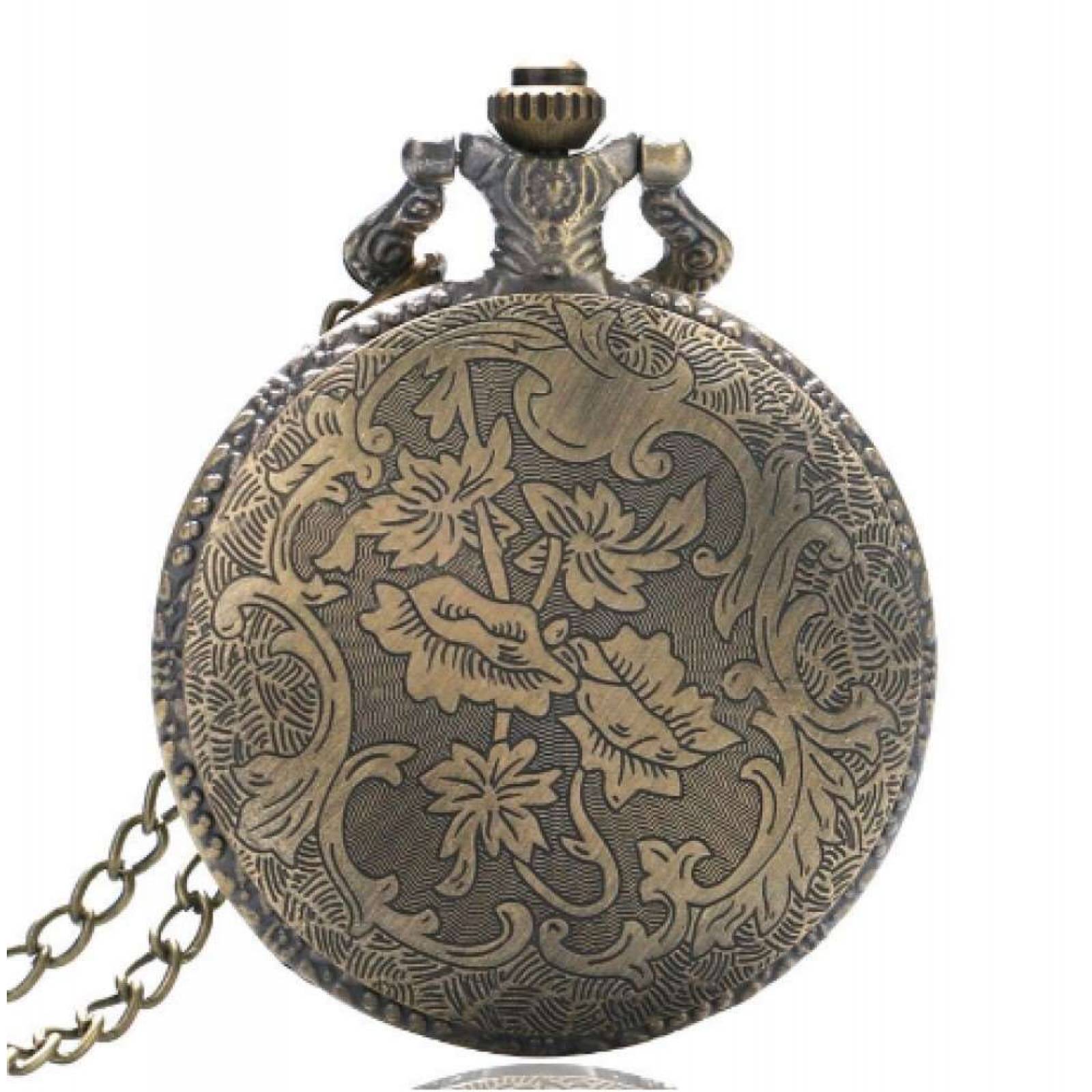 Reloj Colgante Búho Vintage Modelo P915   Metálico   Bronce