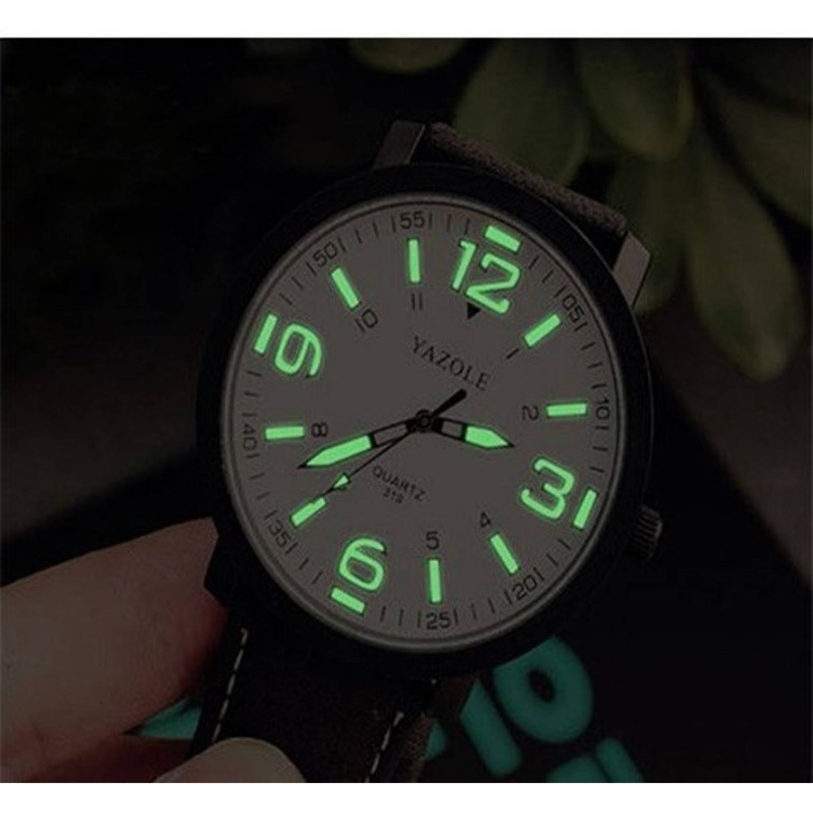 Reloj Casual Acero Cuarzo Marca Yazole Modelo 319 Negro Negro