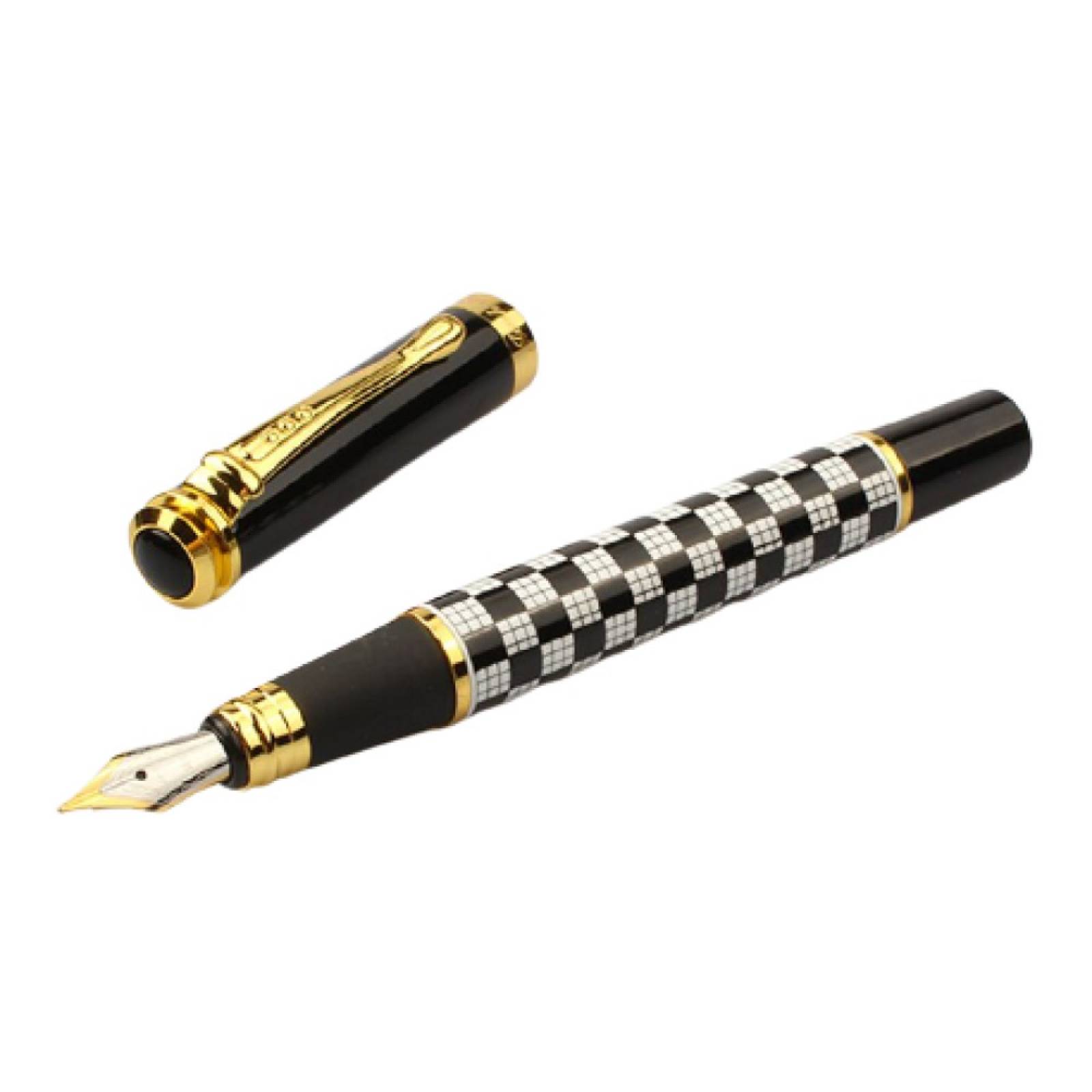 Pluma Fuente Marca Jinhao Modelo 500   Diseño a Cuadros