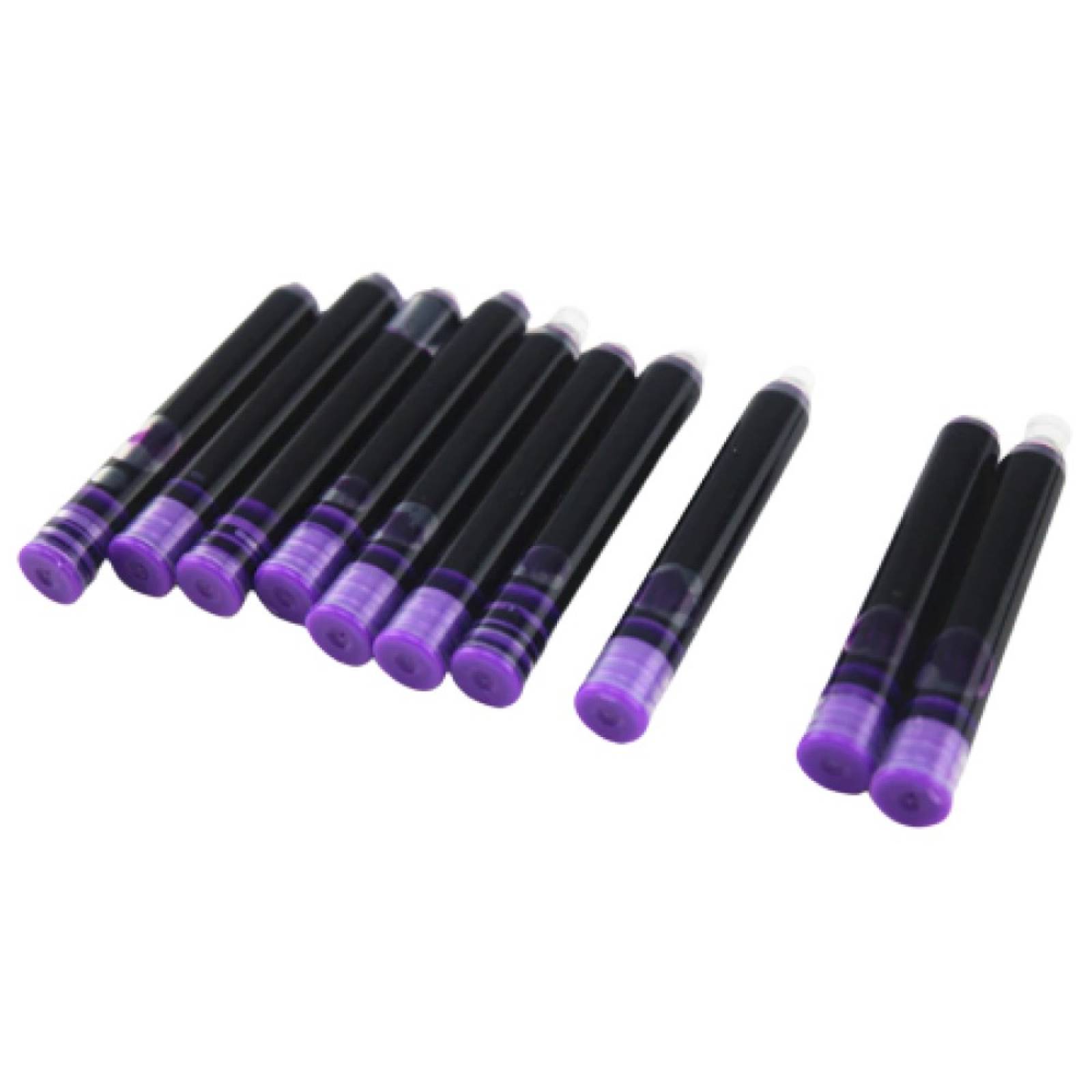 Cartucho De Tinta Para Pluma Fuente   34 mm   10 u   Morado