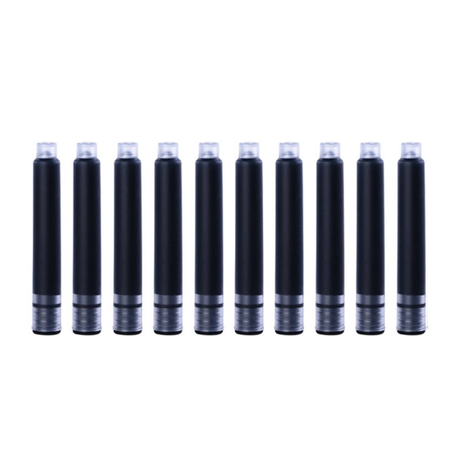 Cartucho De Tinta Para Pluma Fuente   34 mm   10 u   Negro