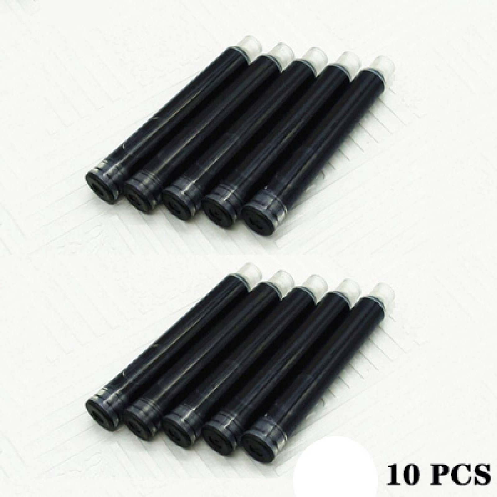 Cartucho De Tinta Para Pluma Fuente   34 mm   10 u   Negro