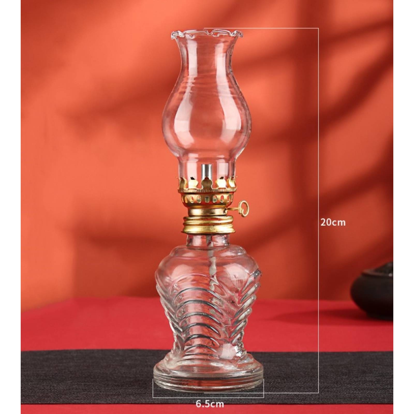 Quinqué Lámpara Clásica Vintage de Aceite Mod Estambul 20cm